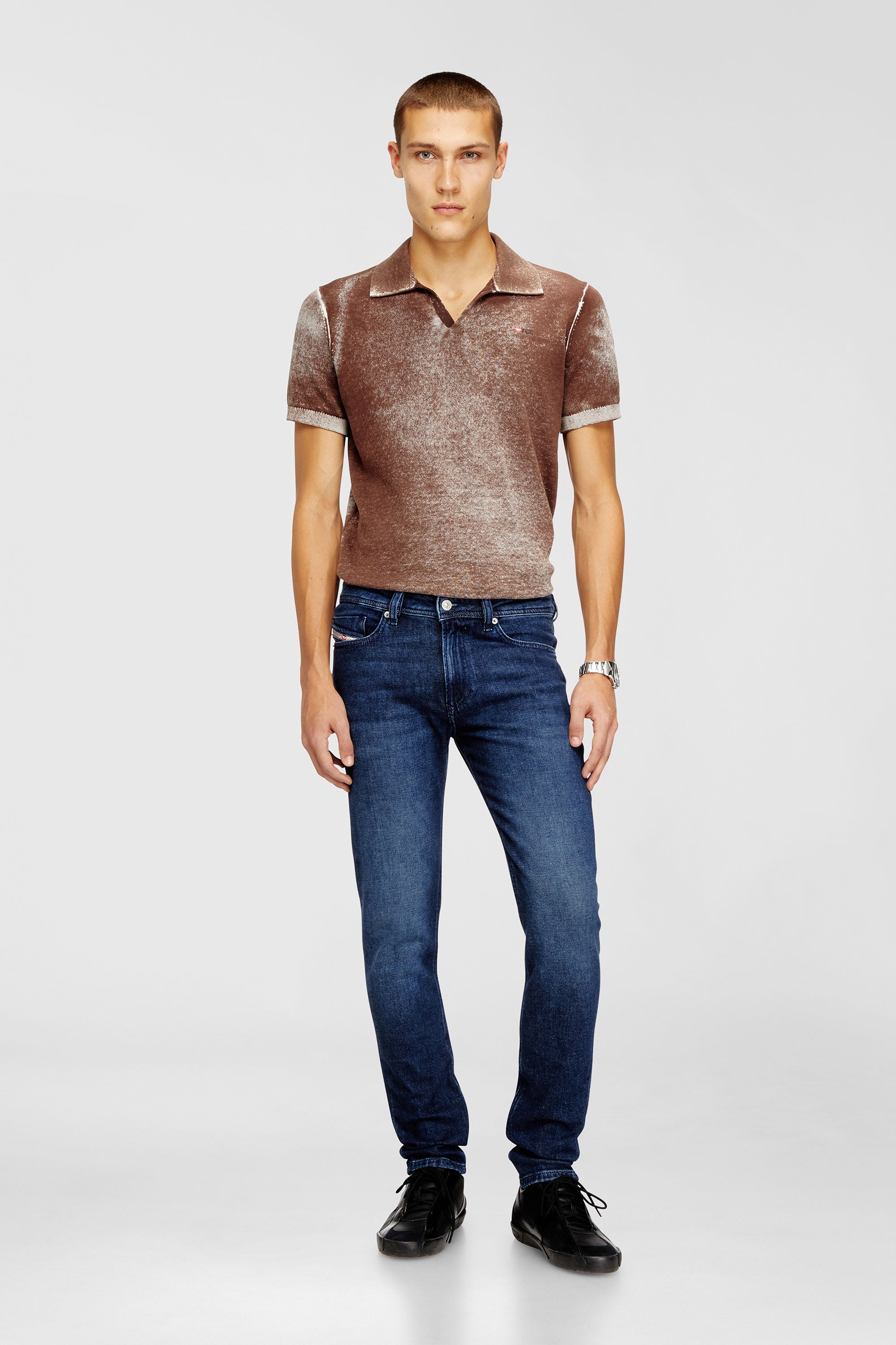 Diesel - Skinny Jeans 1979 Sleenker 0ADBF Hombre, Azul Oscuro - 2
