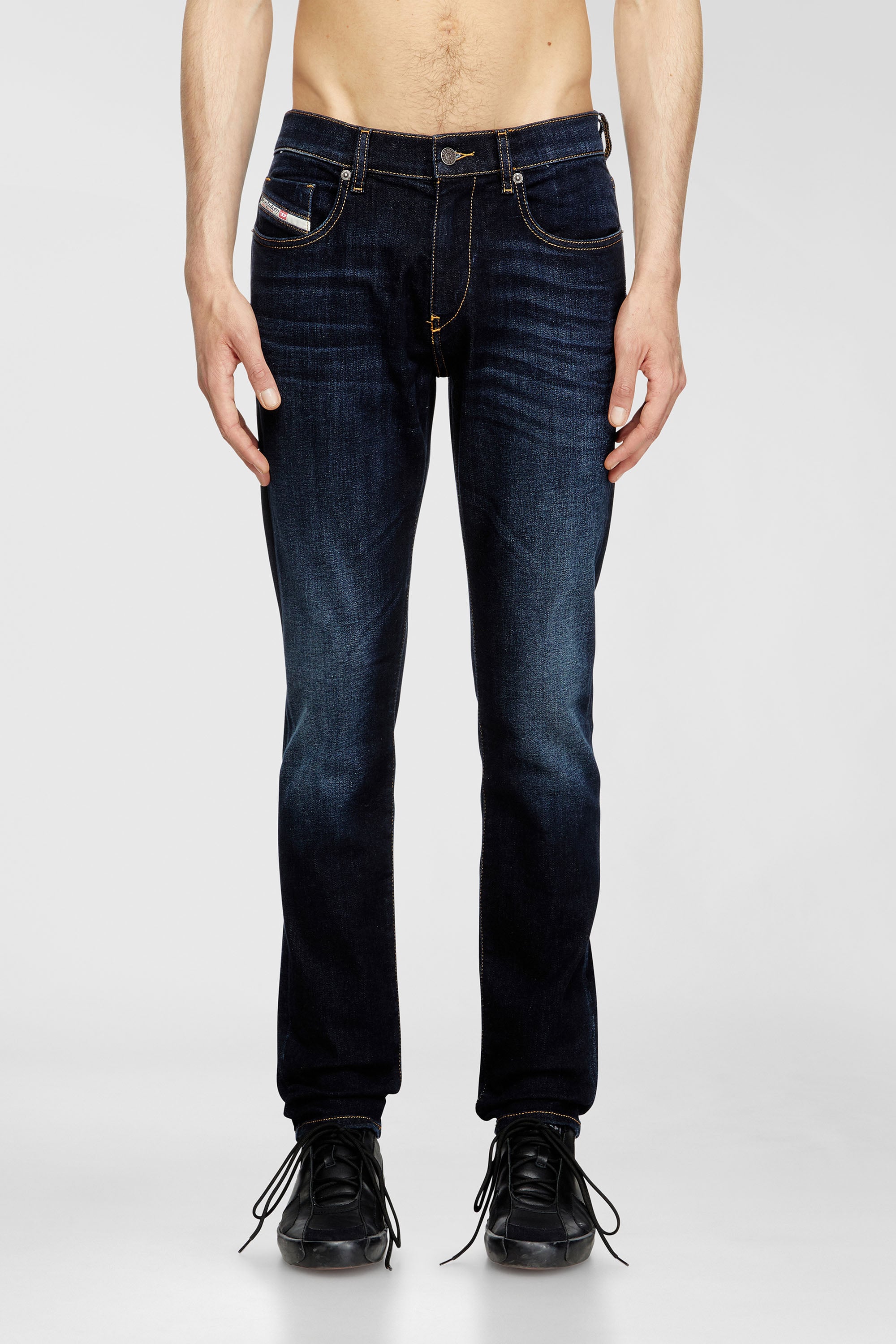 Diesel - Slim Jeans 2019 D-Strukt 009ZS Hombre, Azul Oscuro - 1