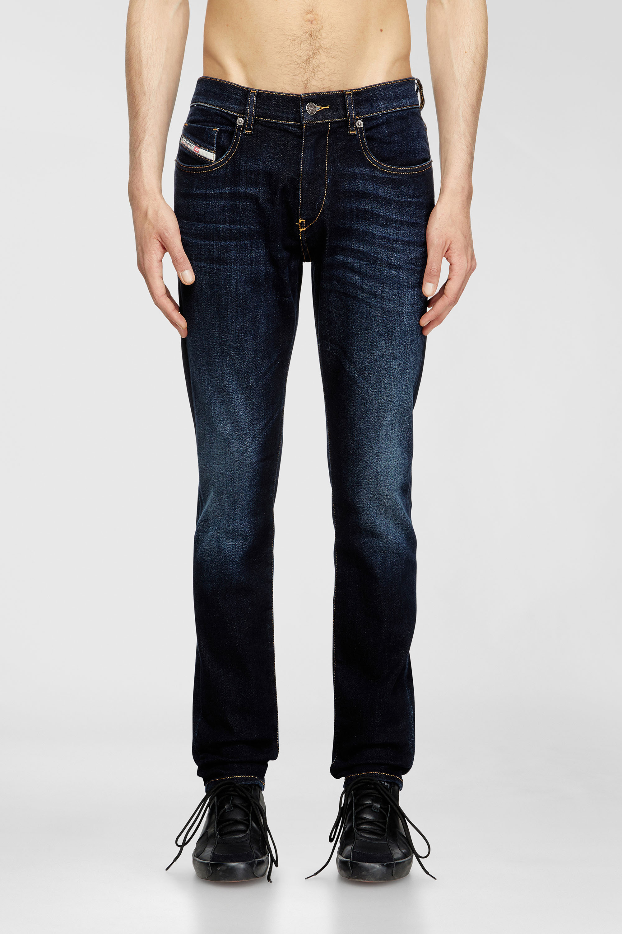 Diesel - Slim Jeans 2019 D-Strukt 009ZS Hombre, Azul Oscuro - 2