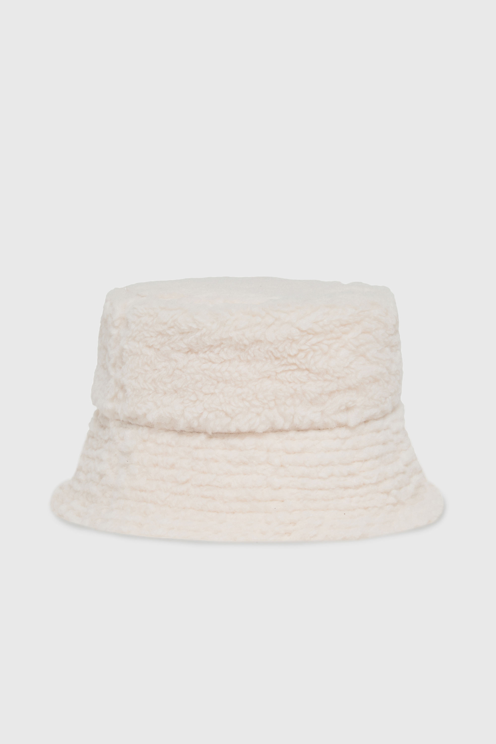 Diesel - FBONT, Sombrero bucket de tejido polar suave Unisex in Blanco - 2
