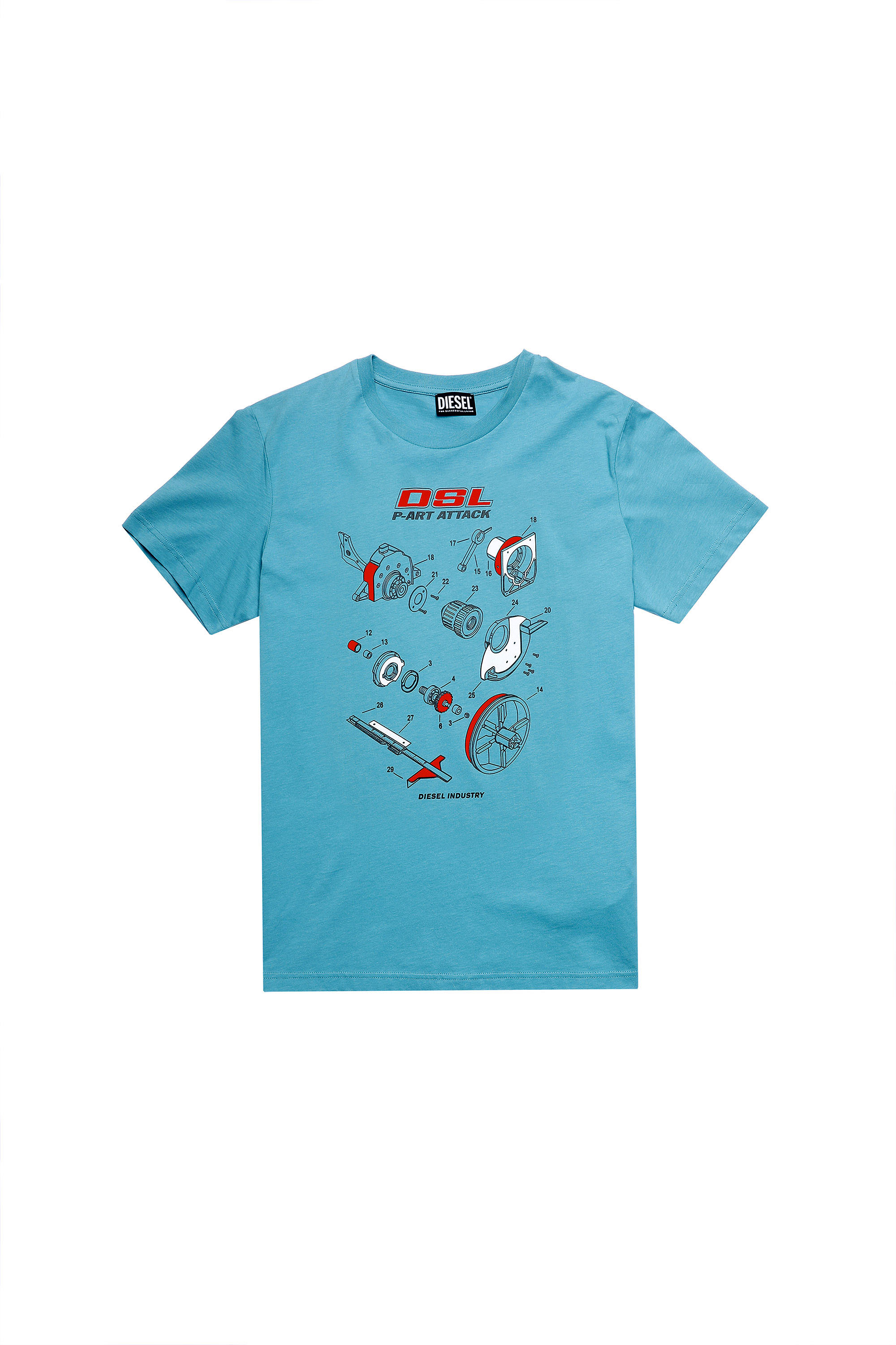 T-JUST-B53, Azul - Camisetas
