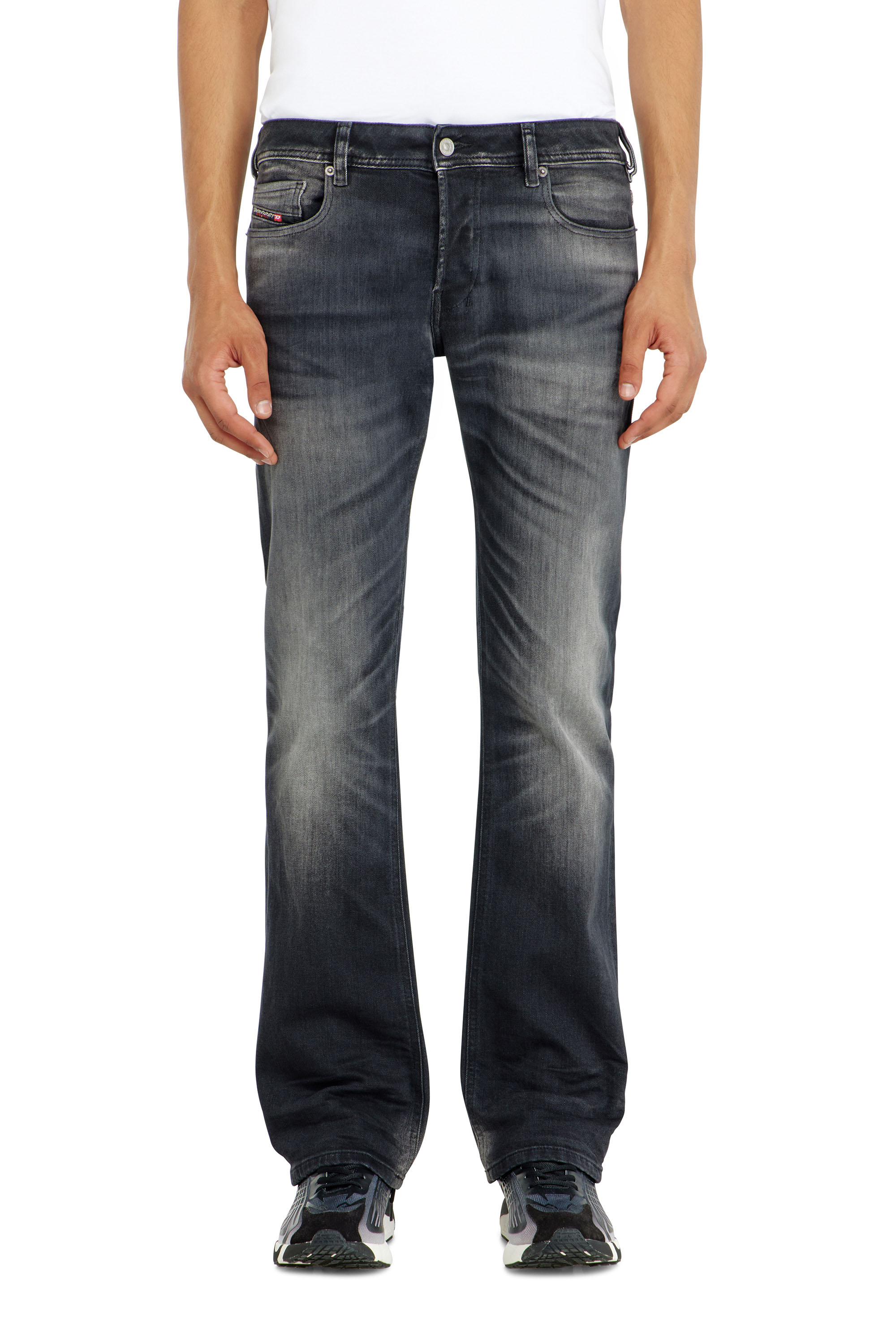 Diesel - Bootcut Jeans 2007 Zatiny 09P38 Hombre, Negro/Gris oscuro - 4