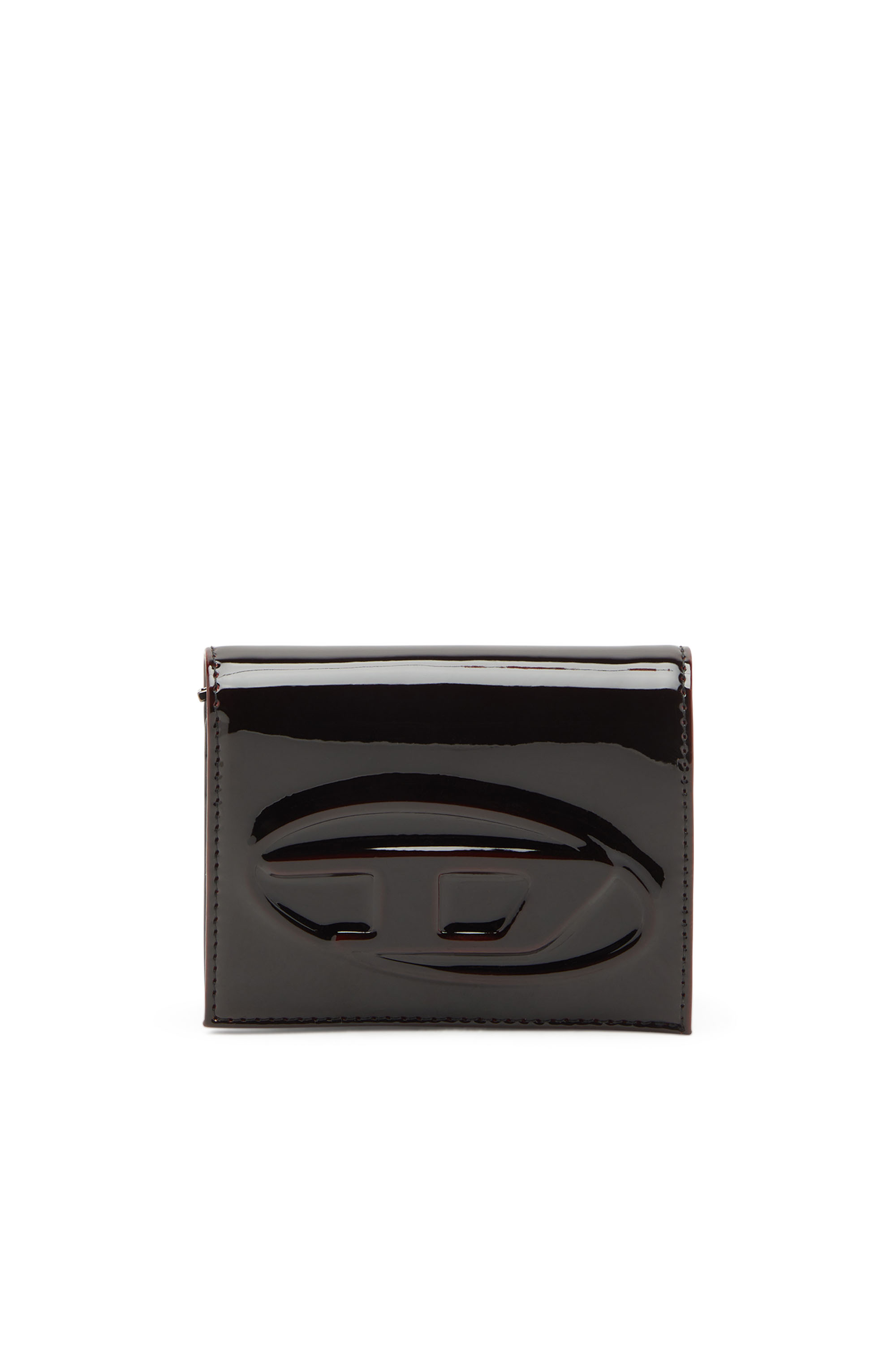 Diesel - 1DR BI FOLD III, Cartera que se pliega por la mitad de poliuretano líquido Mujer in Rojo - 1