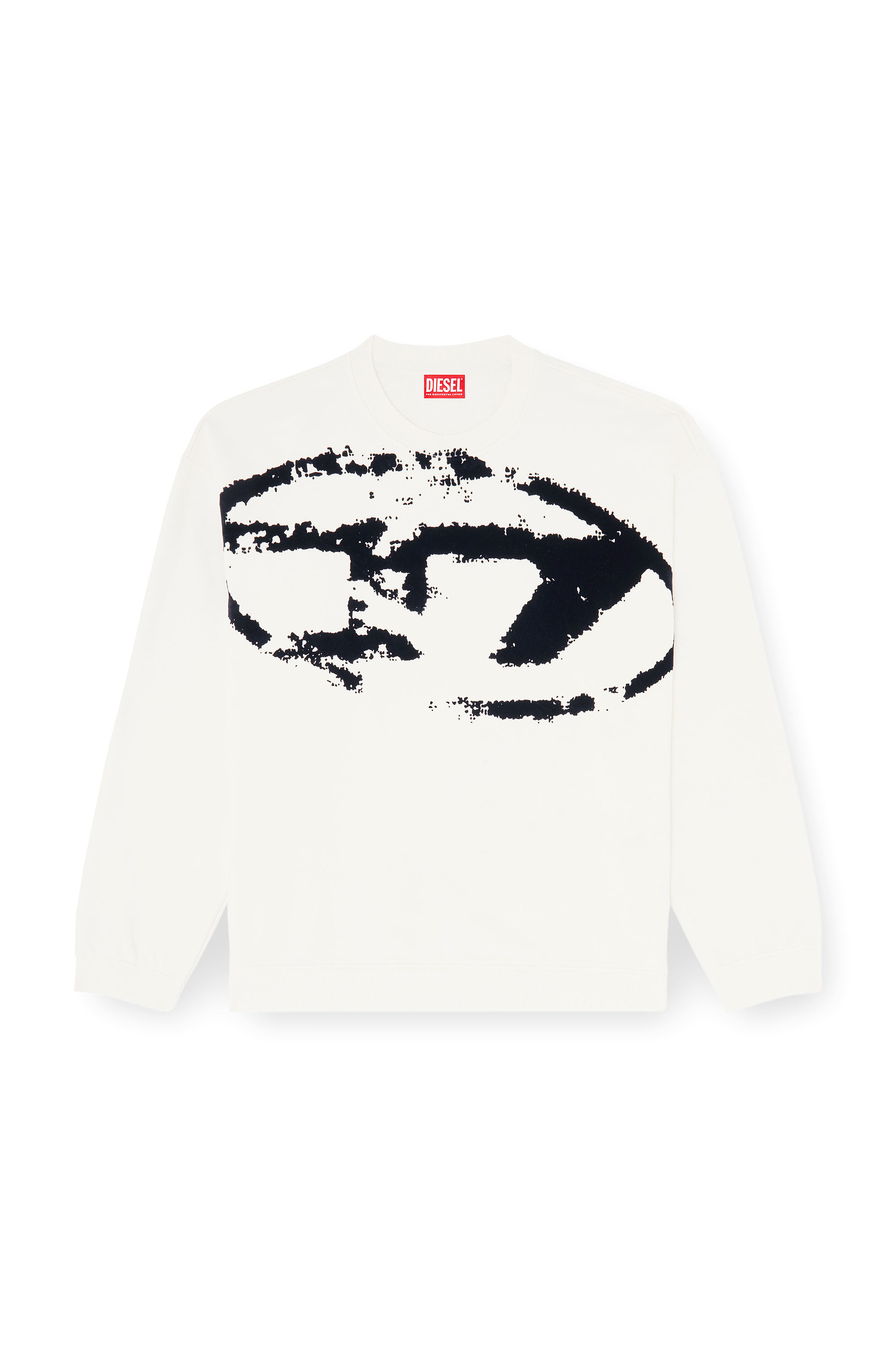 Diesel - S-BOXT-N5, Sudadera de algod&oacute;n con Oval D flocado Hombre in Multicolor - 3