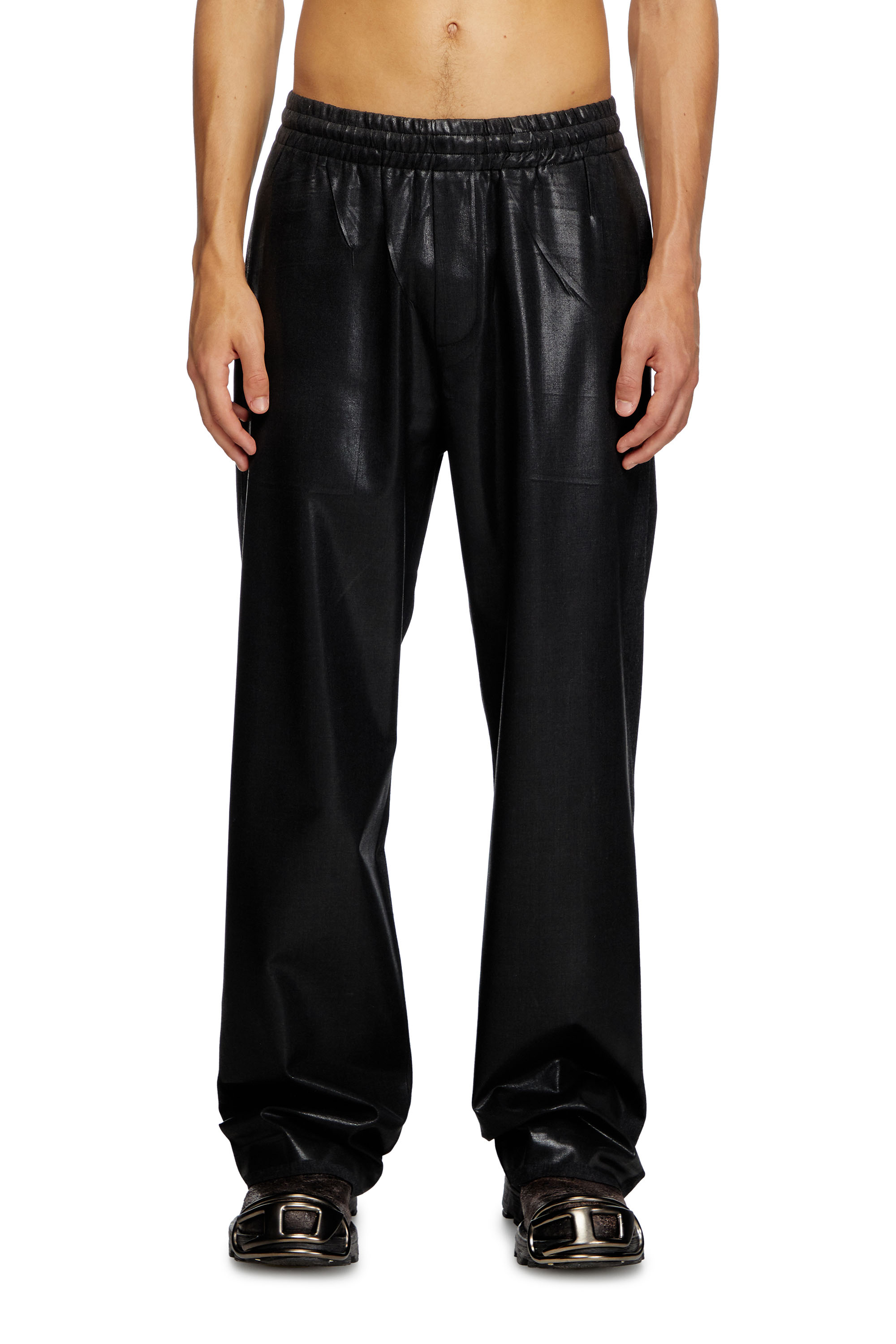 Diesel - P-CLAYS, Pantalones en mezcla de lana Hombre in Negro - 1