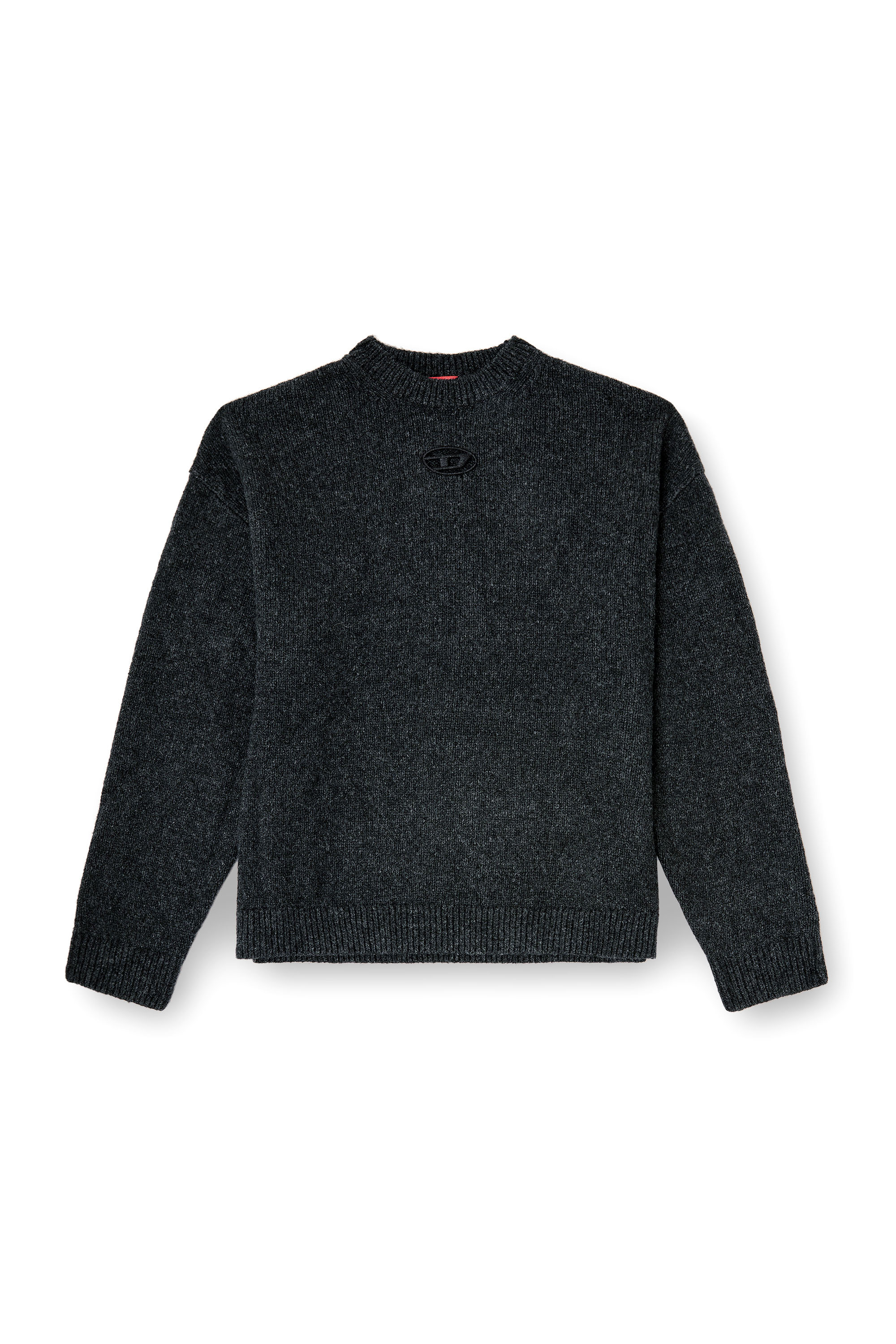 Diesel - K-AREESO, Jersey de mezcla de lana y alpaca Hombre in Negro - 3