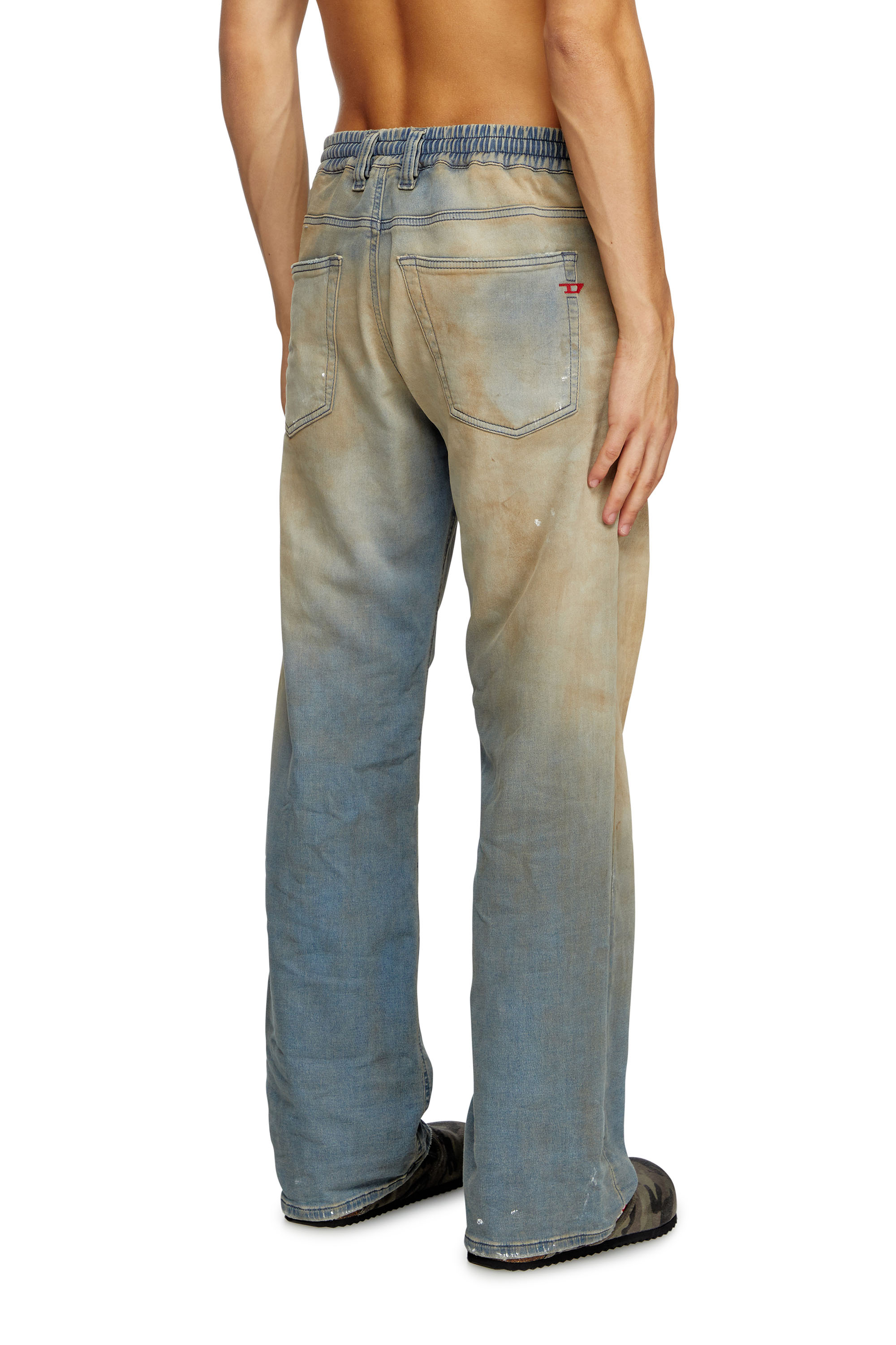 Diesel - Relaxed 2080 D-Reel Joggjeans® 068QL Hombre, Azul Claro - 3