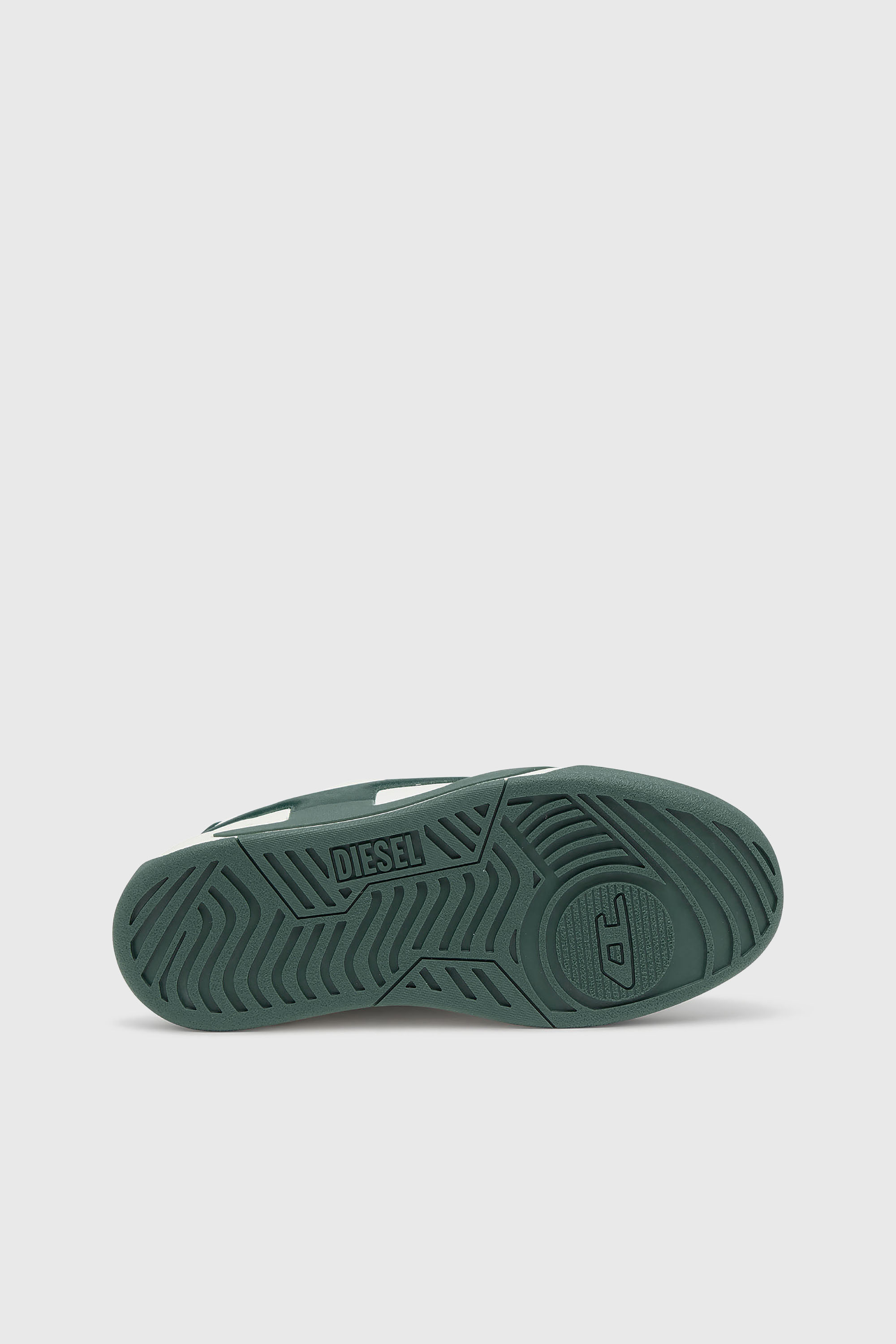 Diesel - S-D-OLLIE LOW, D-Ollie -Zapatillas en cuero de bloques de color Hombre in Blanco - 5