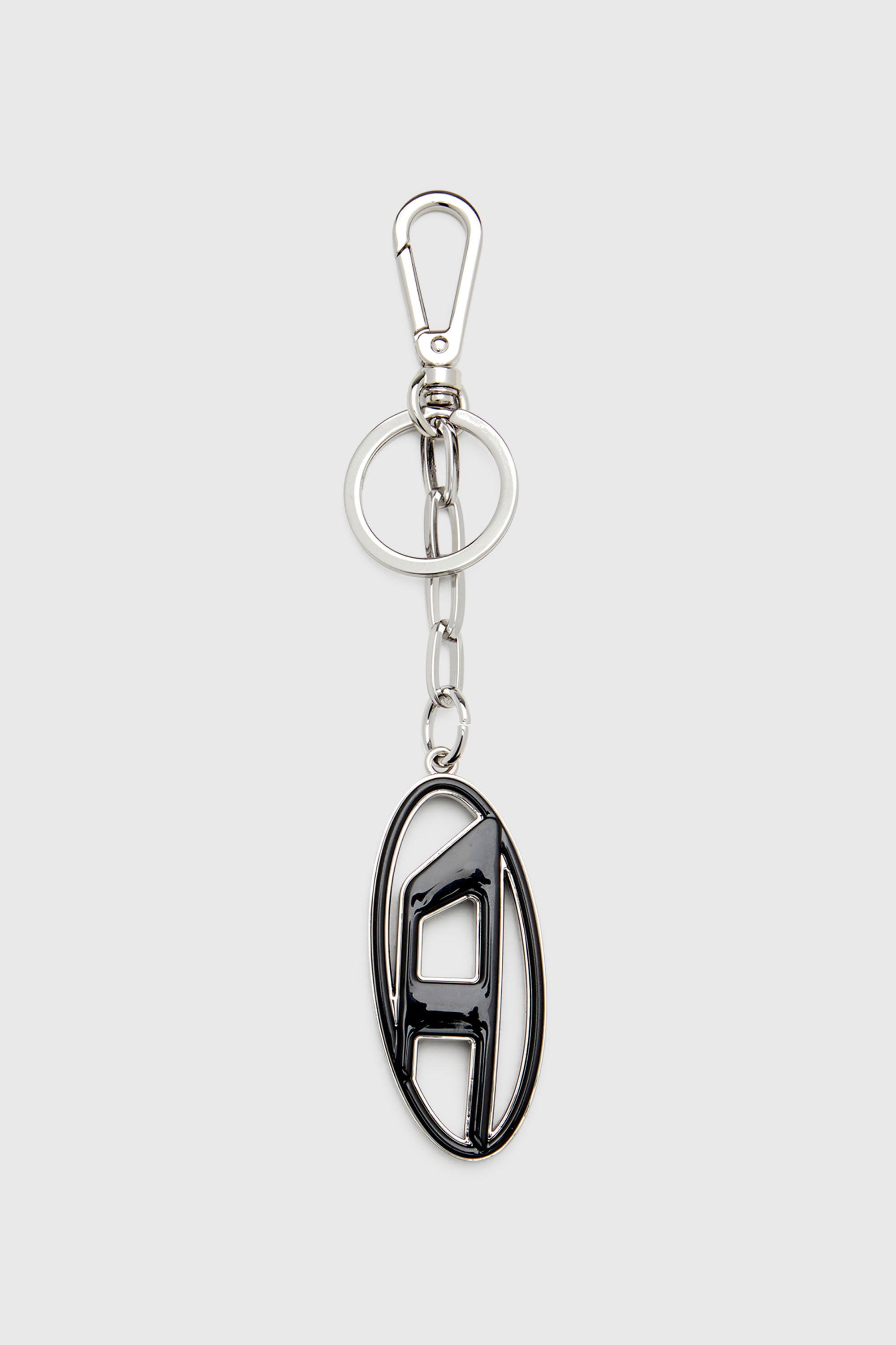 Diesel - CAGE-D LAYER, Llavero Oval D de metal y resina Hombre in Negro - 2