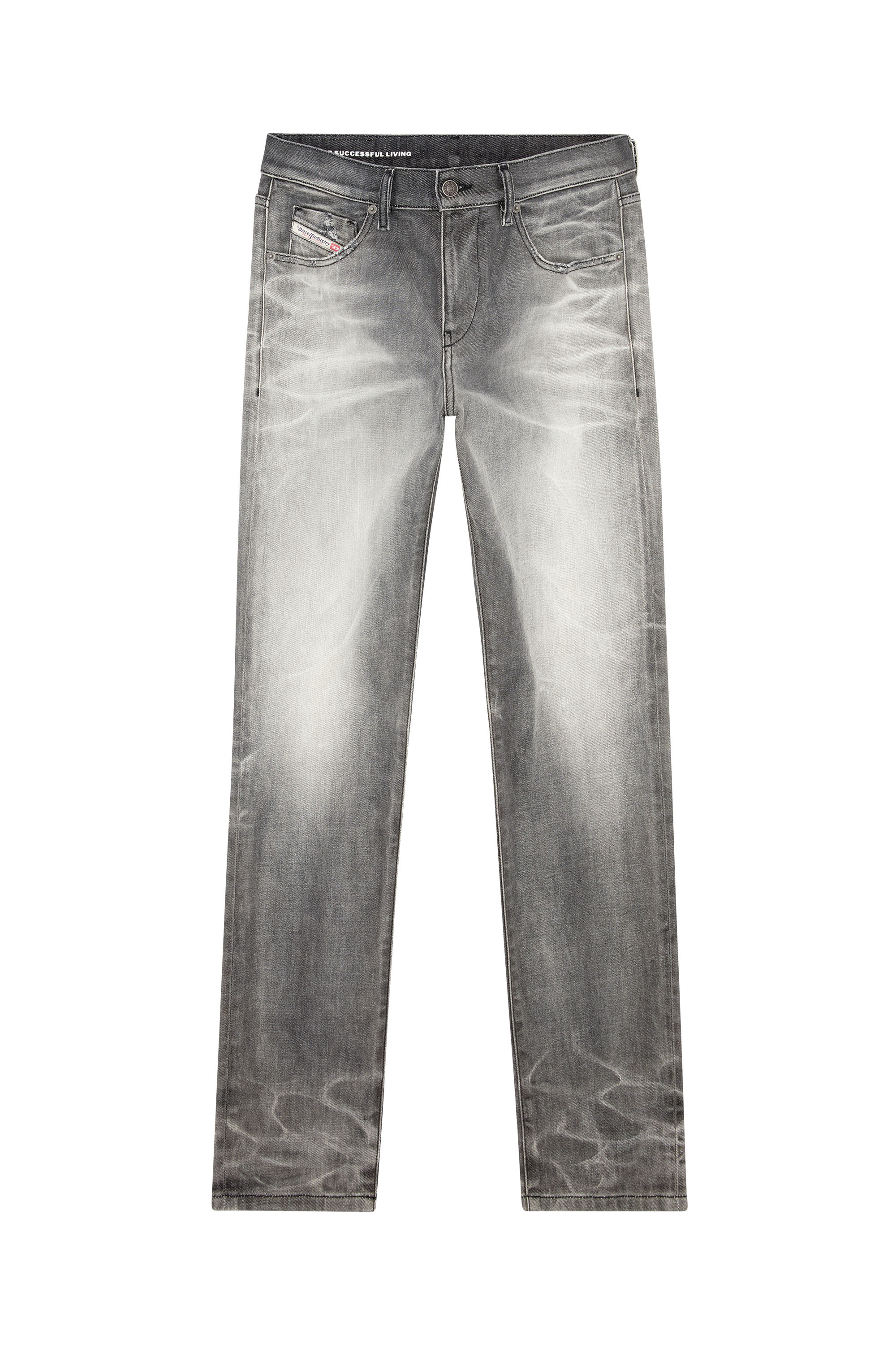 Diesel - Slim Jeans 2019 D-Strukt 09J58, Gris oscuro - Image 3