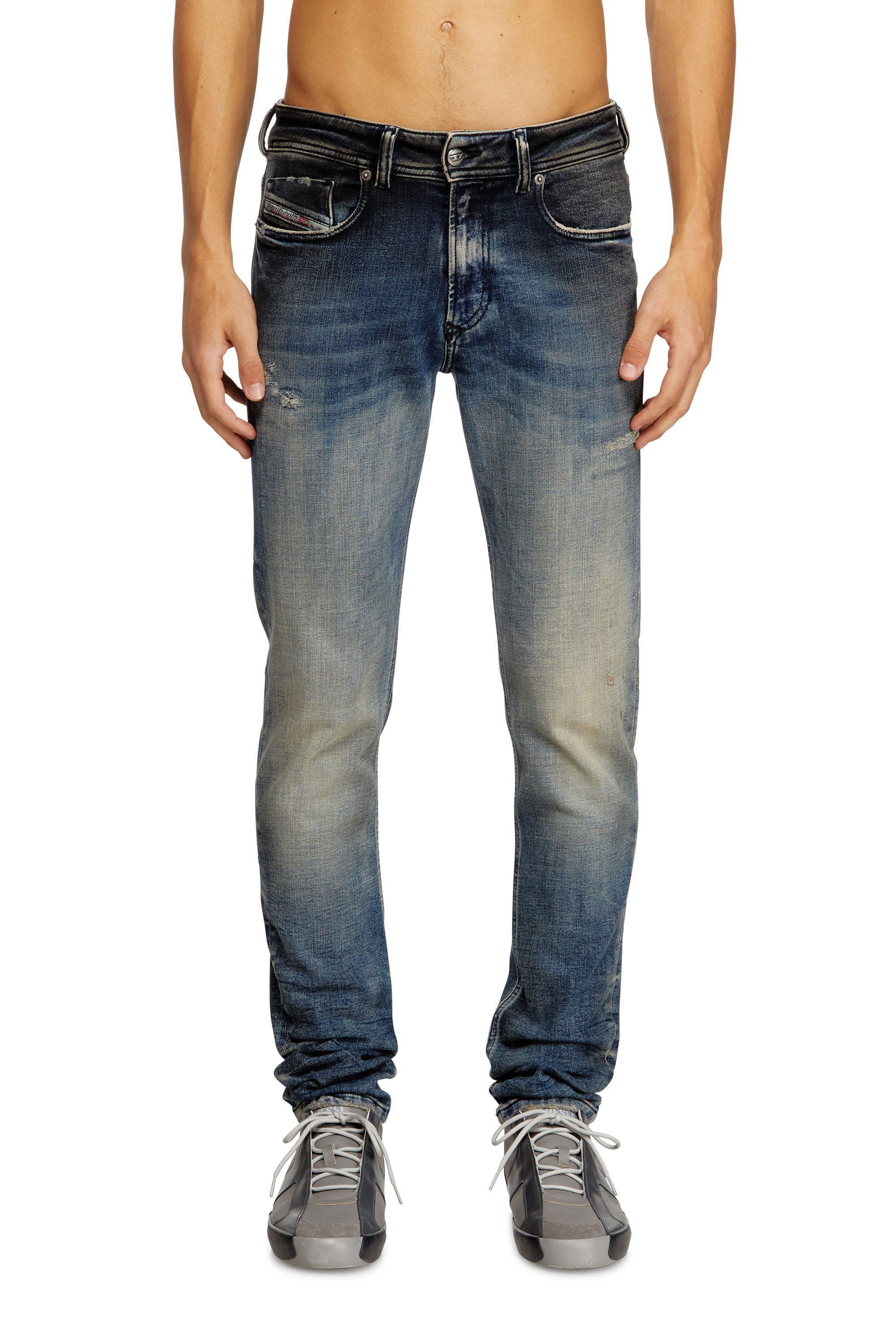 Diesel - Skinny Jeans 1979 Sleenker 09N15 Hombre, Azul medio - 1