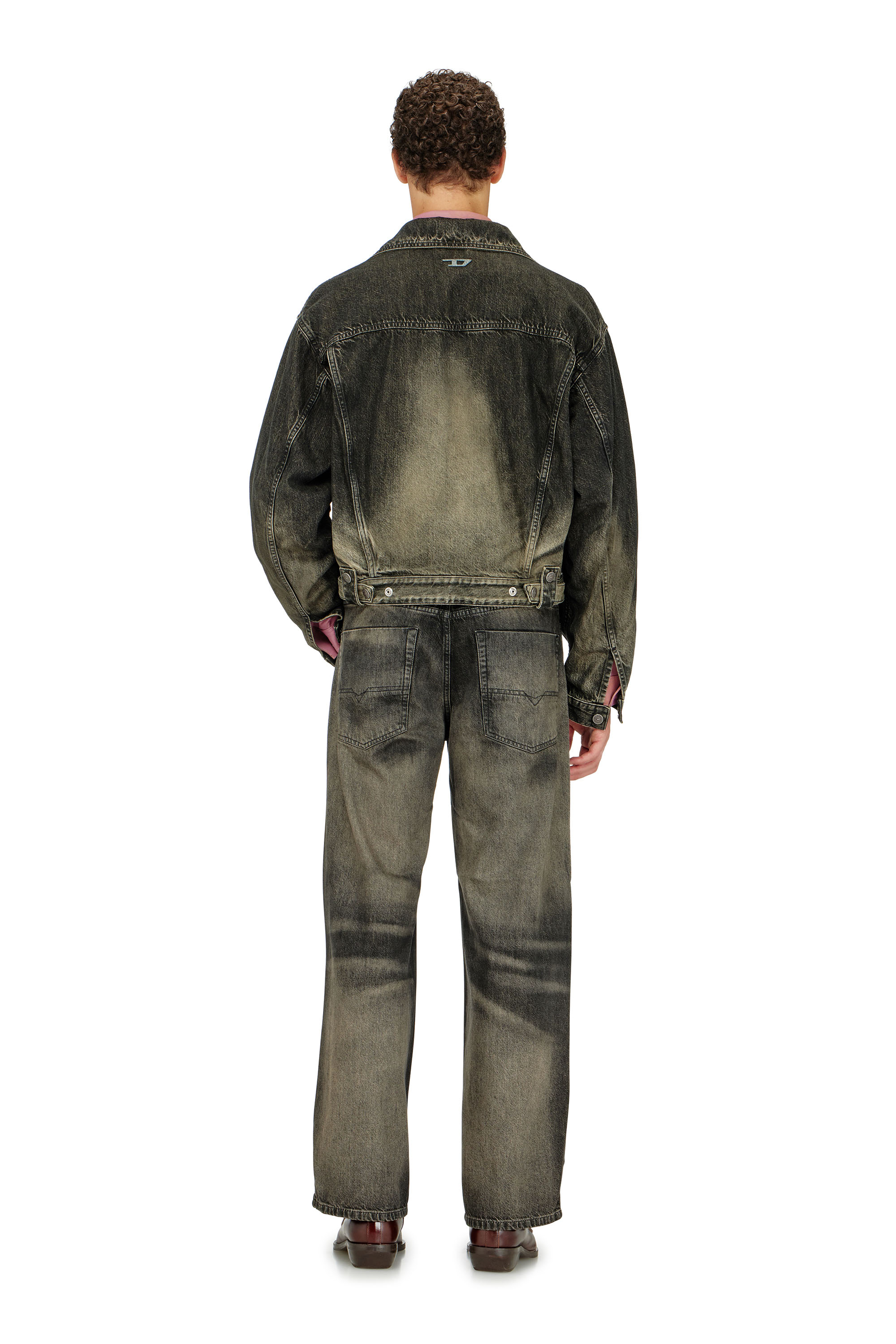 Diesel - Relaxed Jeans 1982 D-Hakou 09R33 Unisex, Negro/Gris oscuro - 3