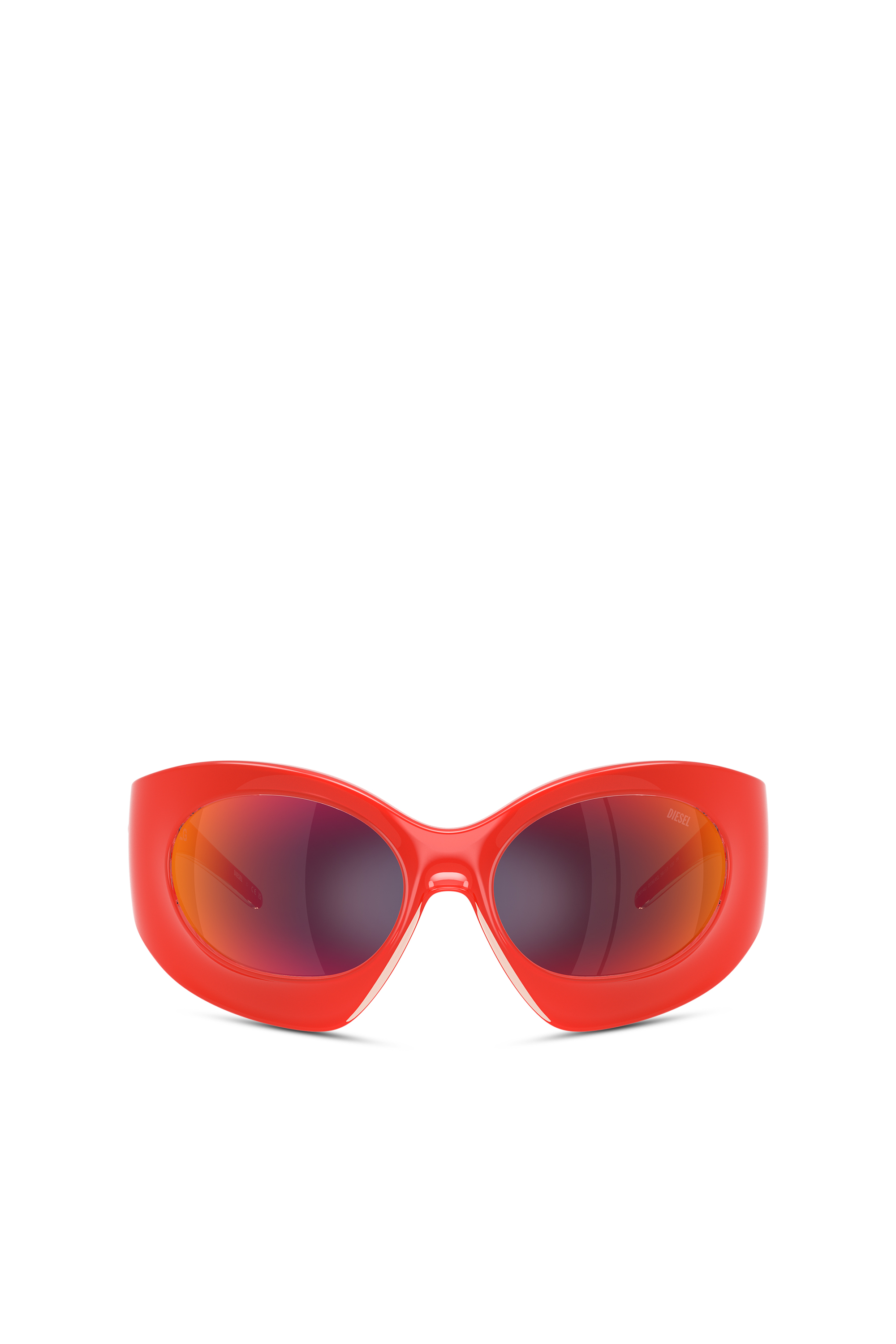 Diesel - 0DL3014U KAROLG, Gafas de sol con forma envolvente Unisex in Naranja - 2