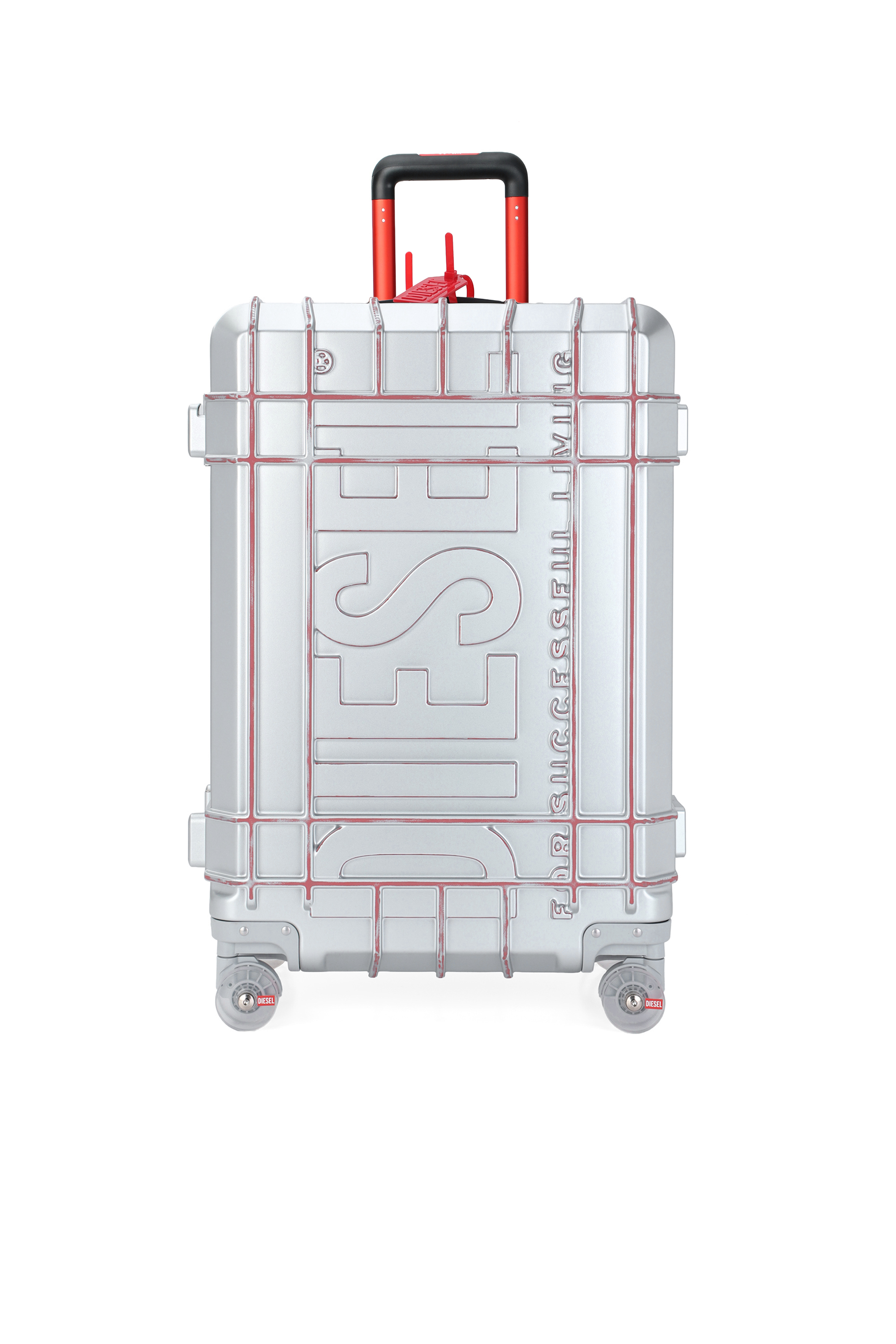 Diesel - DIESEL PC STRONG IMAGE TROLLEY- DSL003, Maleta resistente tama&ntilde;o L Unisex in Plateado - 1