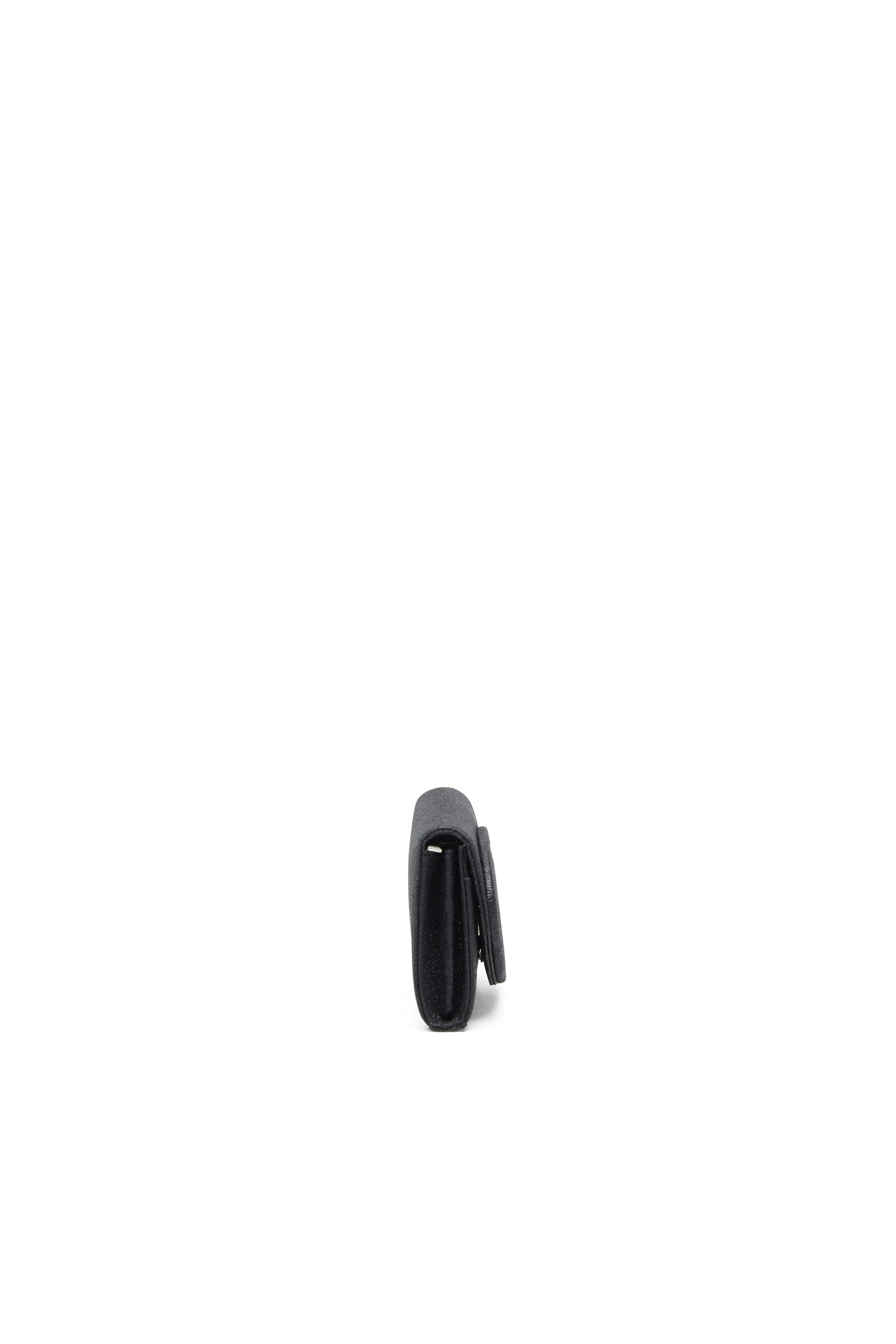 Diesel - 1DR WALLET STRAP, Monedero de lurex de camuflaje brillante Mujer in Negro - 3