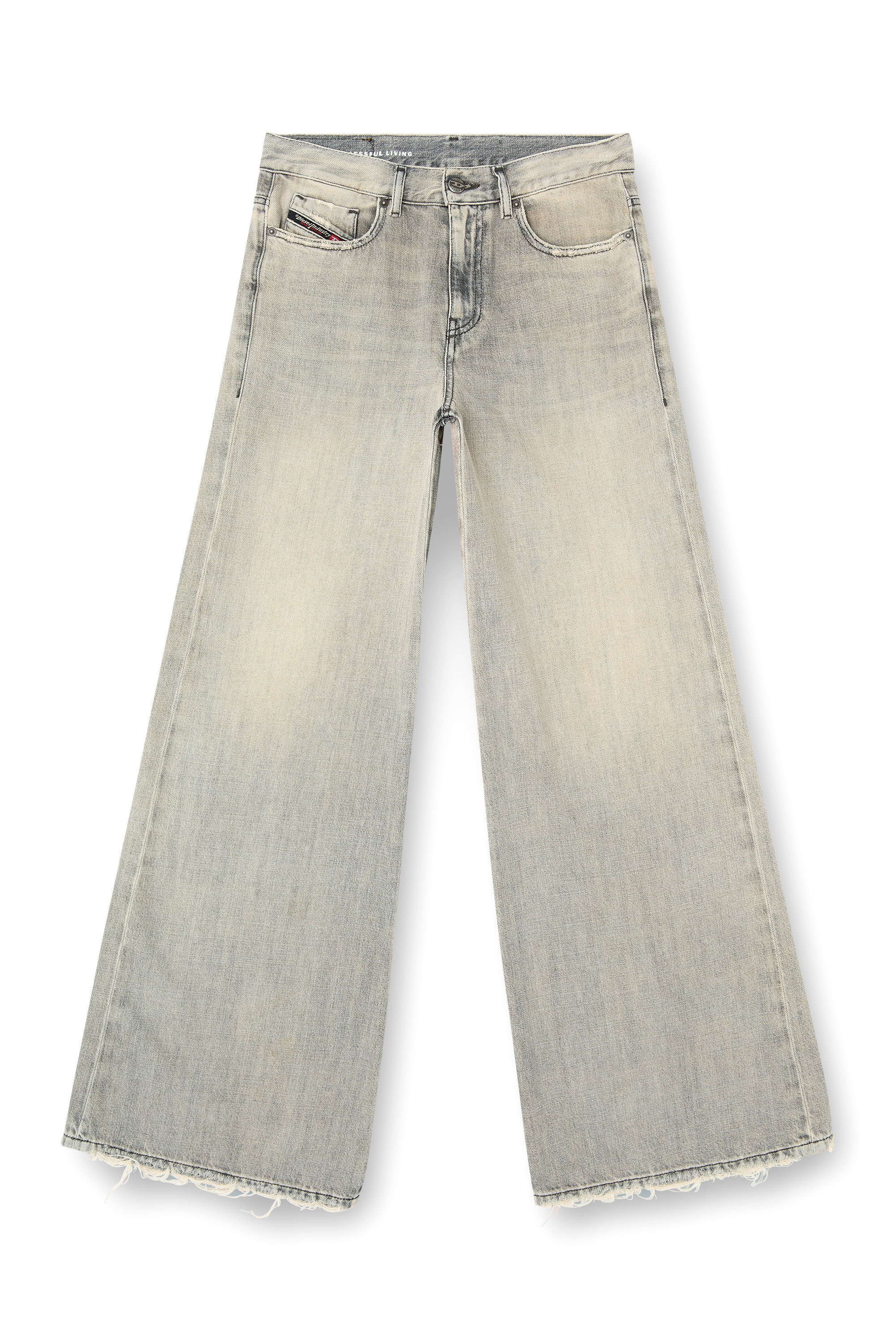 Diesel - Flare Jeans 1978 D-Akemi 068RU Mujer, Gris - 2