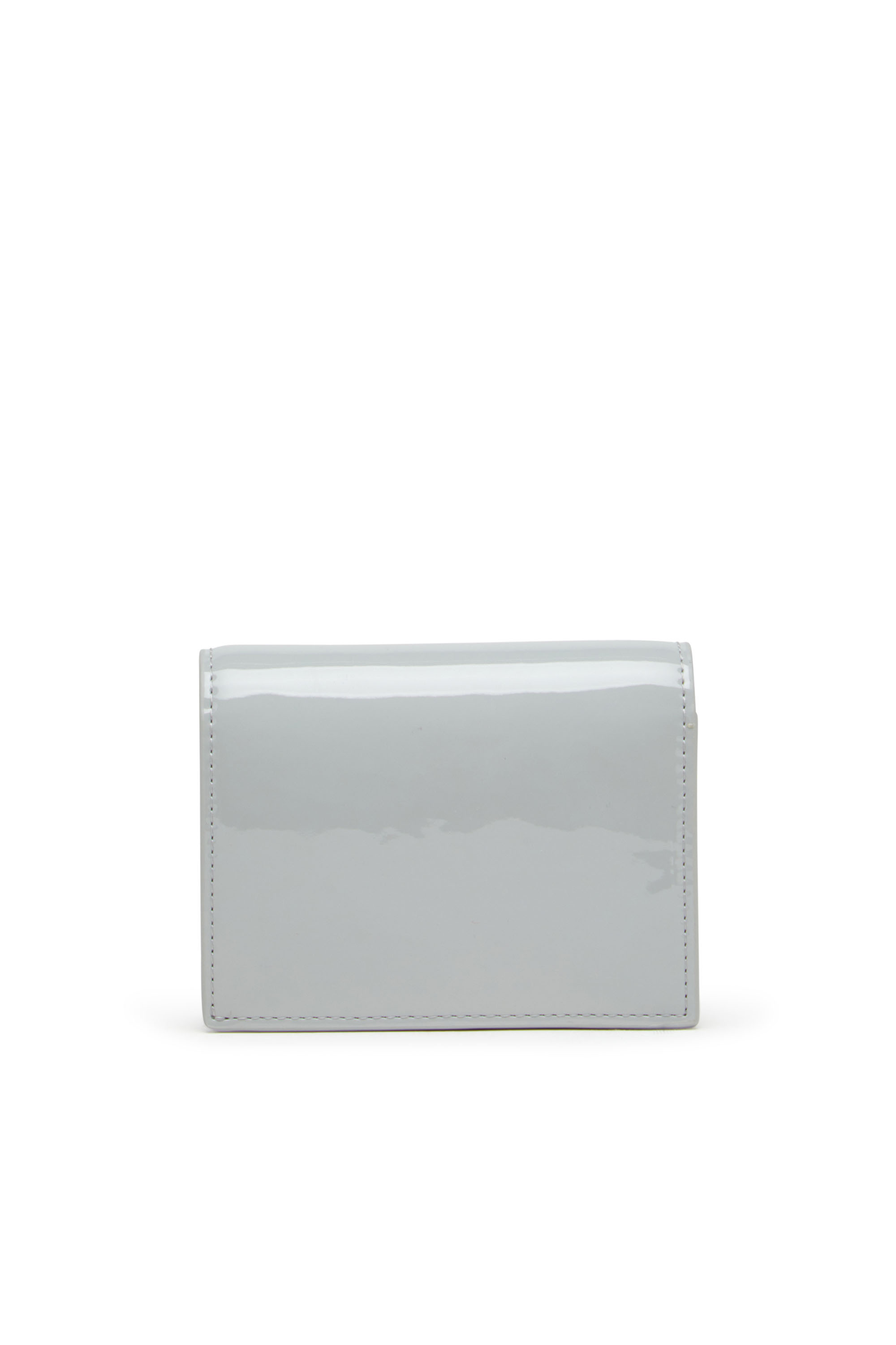 Diesel - PLAY BI FOLD III, Cartera de poliuretano brillante Mujer in Gris - 2