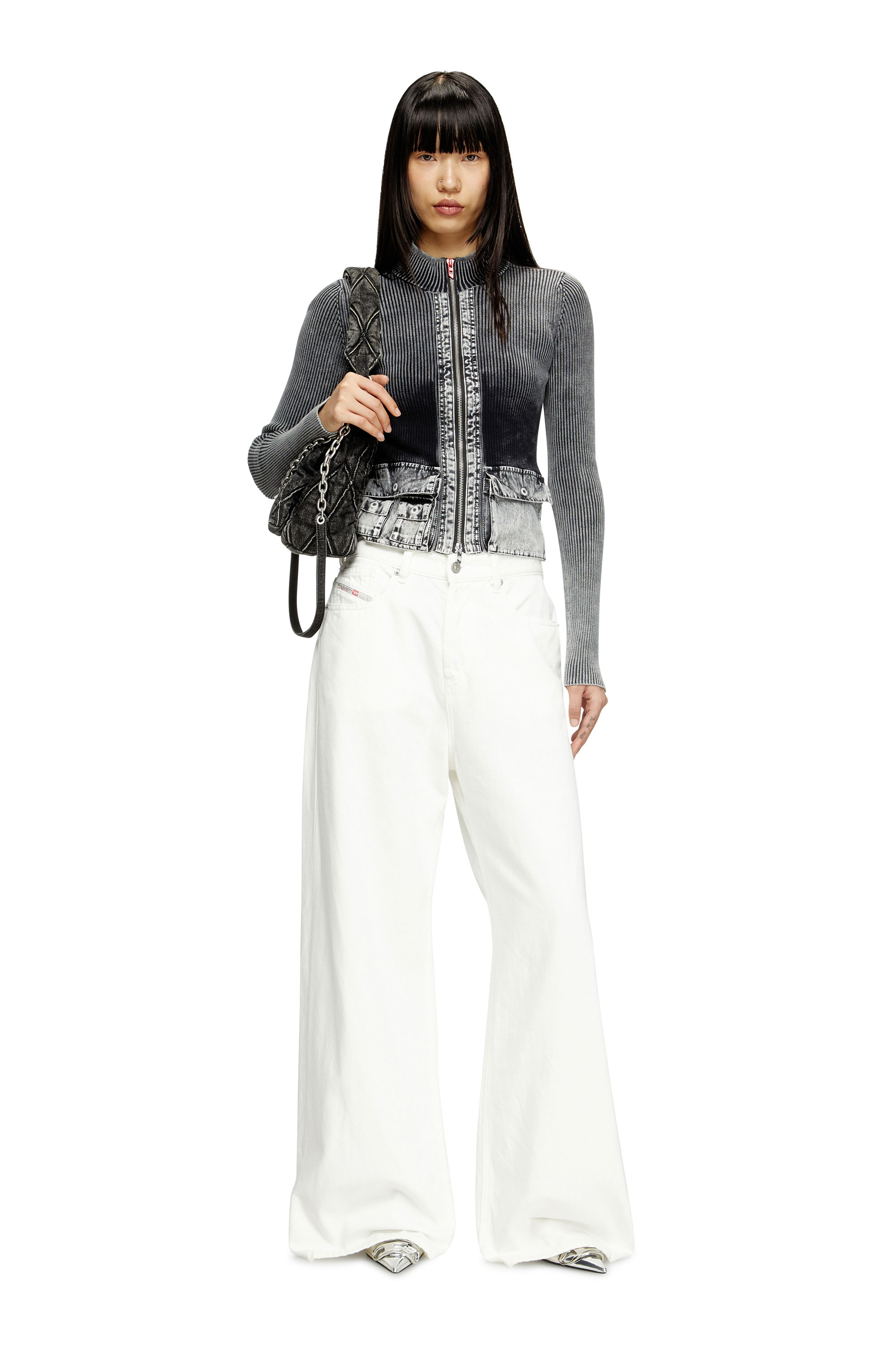 Diesel - Relaxed Jeans 1996 D-Sire 09I41 Mujer, Blanco - 2