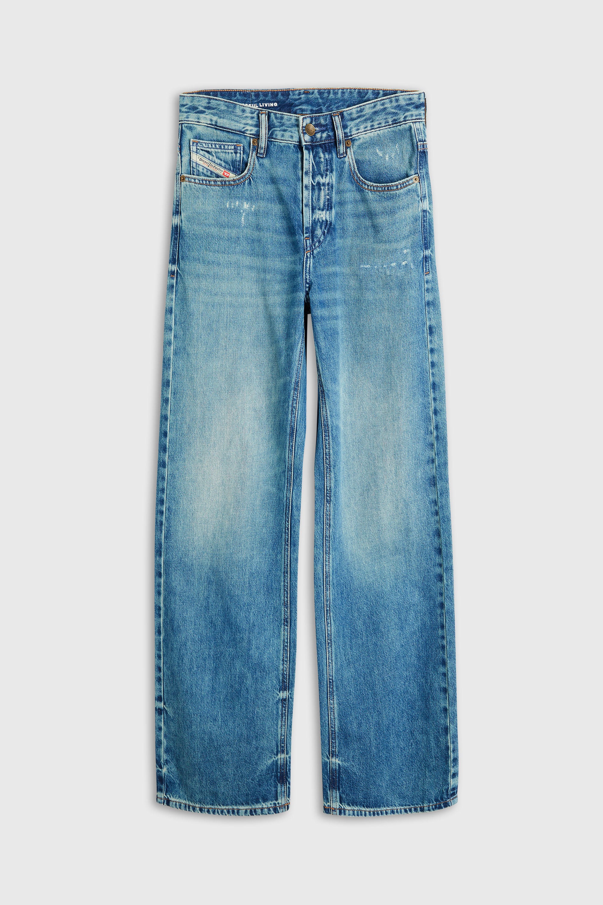 Diesel - Relaxed Jeans 1990 D-Waigee 0TJDI Mujer, Azul medio - 2