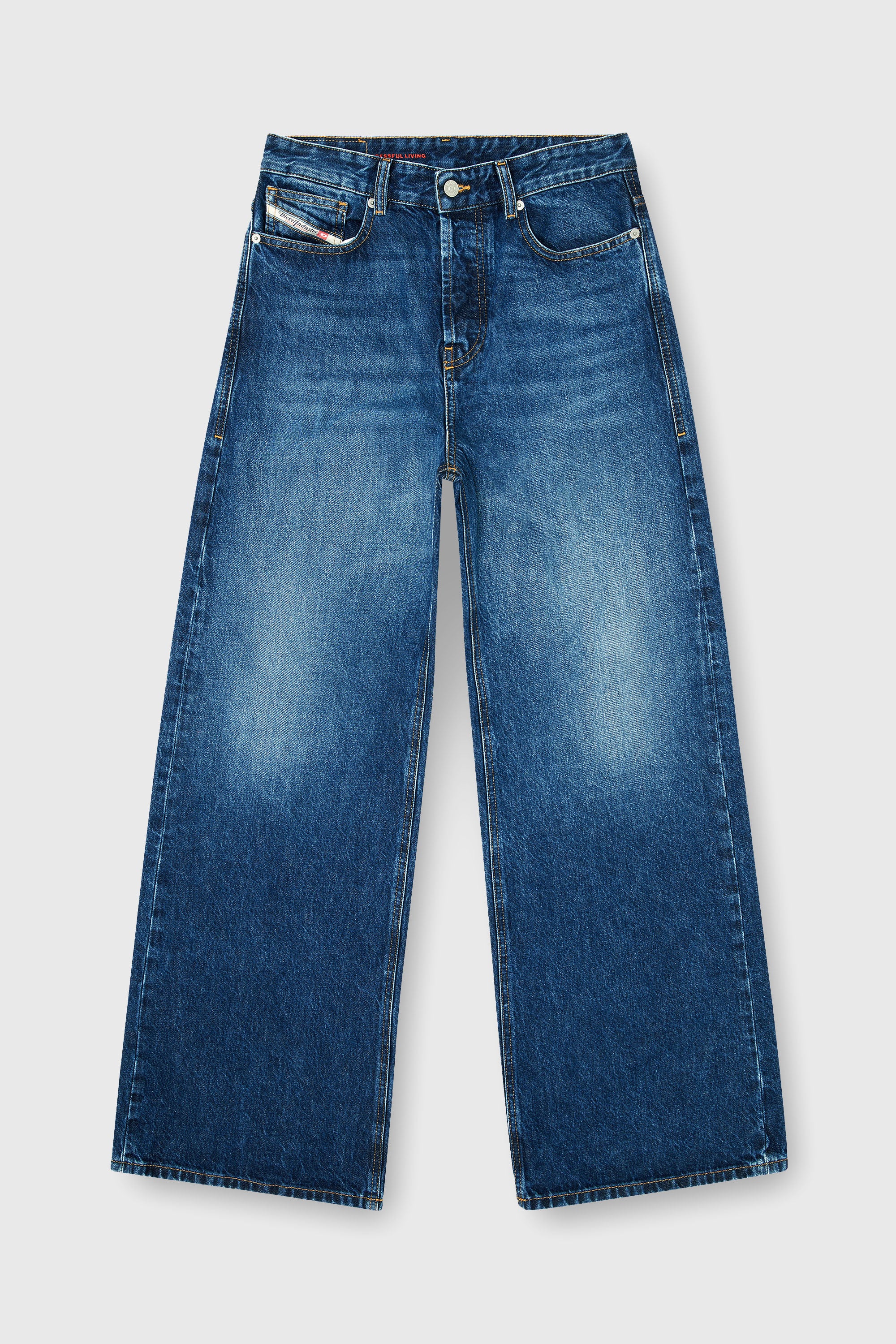 Diesel - Relaxed Jeans 1996 D-Sire 09I27 Unisex, Azul Oscuro - 2