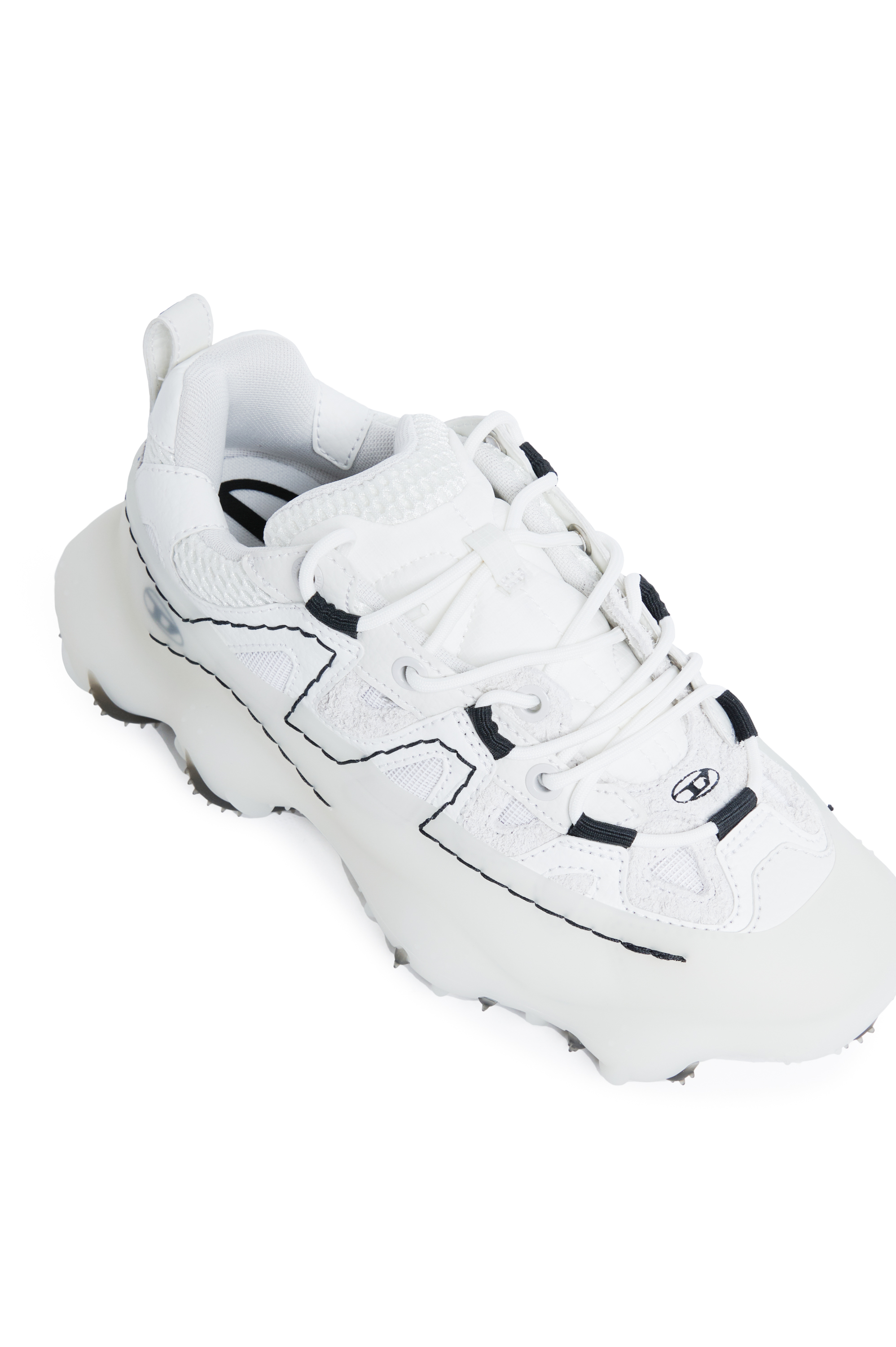 Diesel - S-PROTOTYPE P1, Deportivas en malla, cuero y ripstop Unisex in Blanco - 5