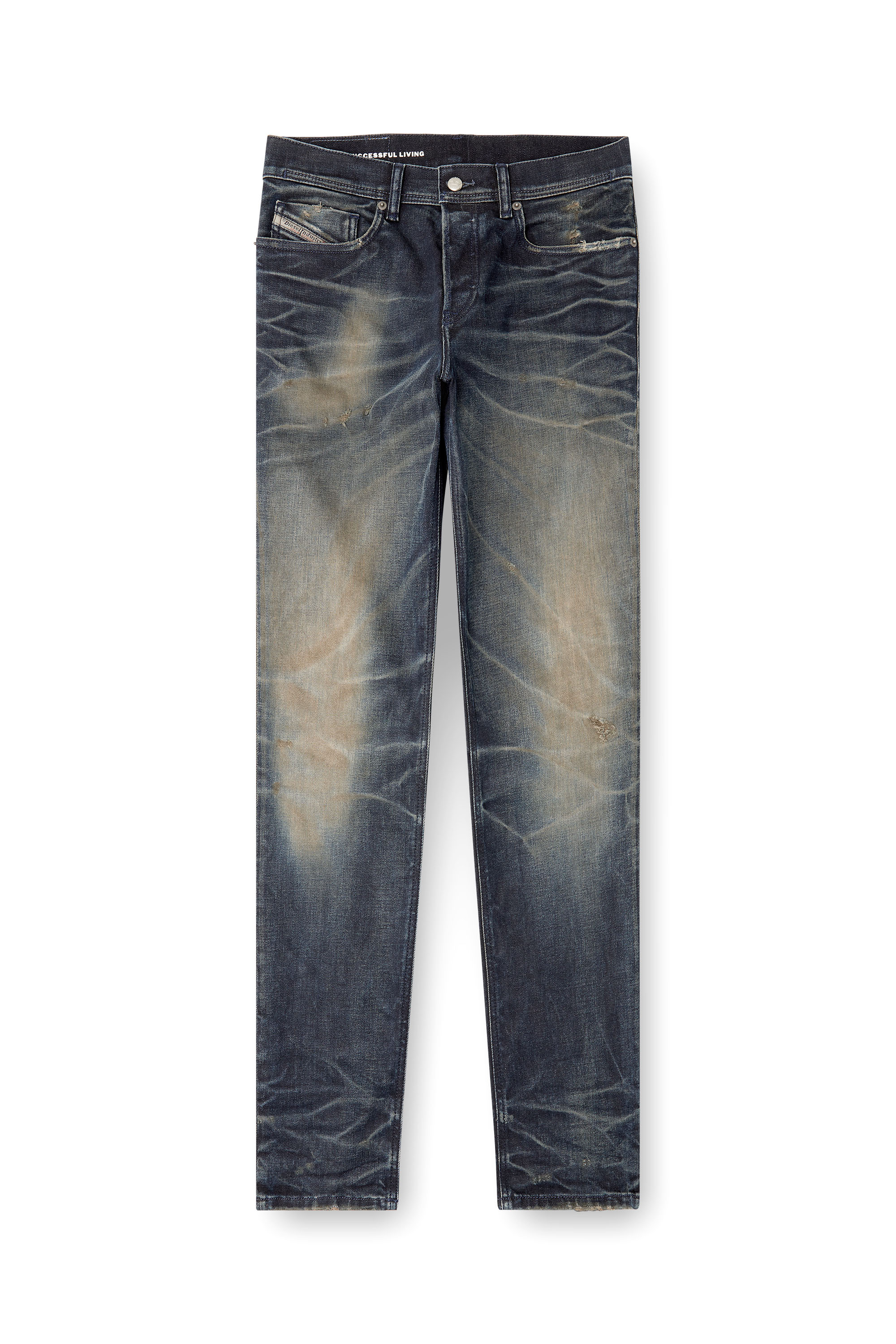 Diesel - Regular Jeans 2023 D-Finitive 09M46 Hombre, Azul Oscuro - 3