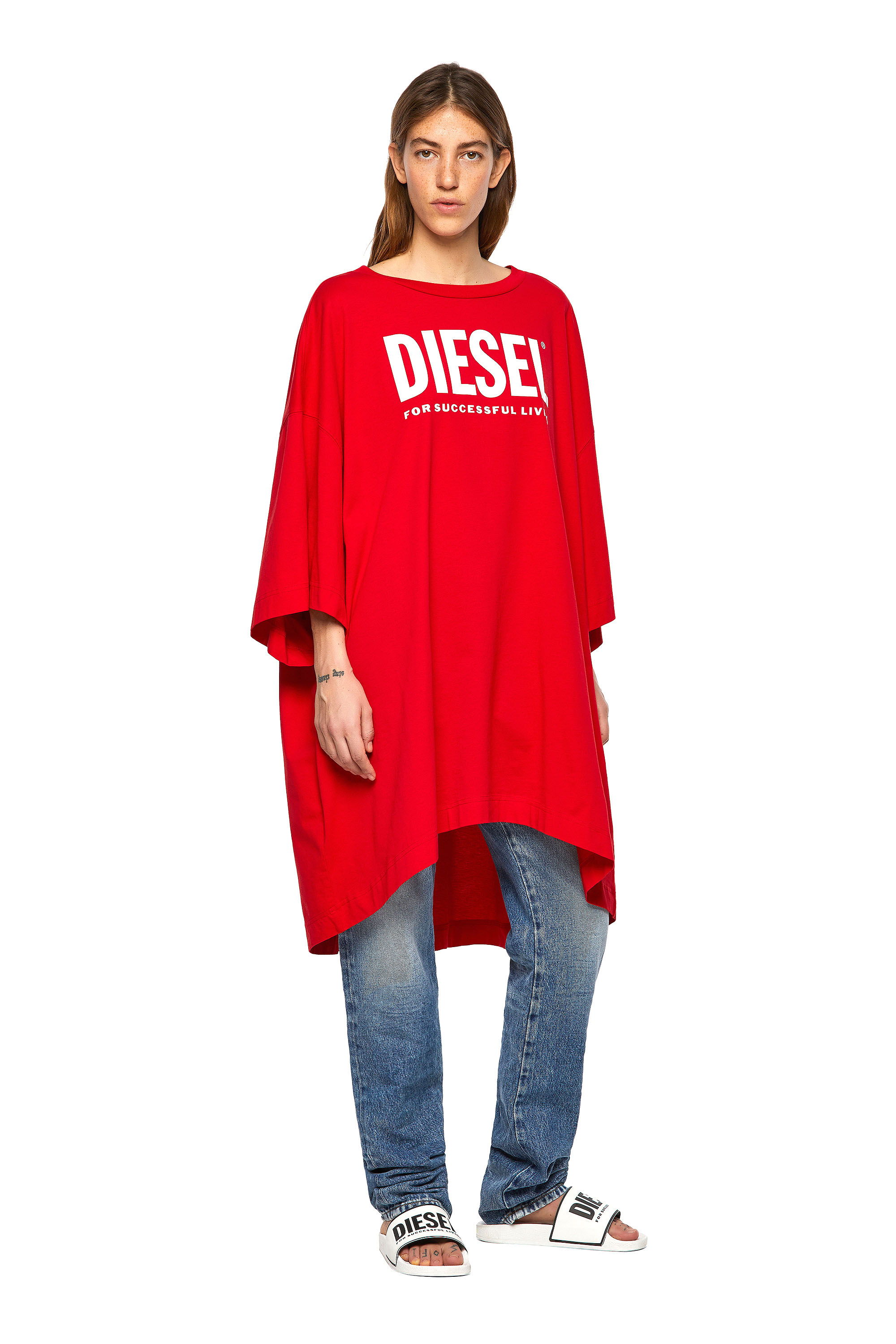 D-EXTRA-ECOLOGO, Rojo - Vestidos
