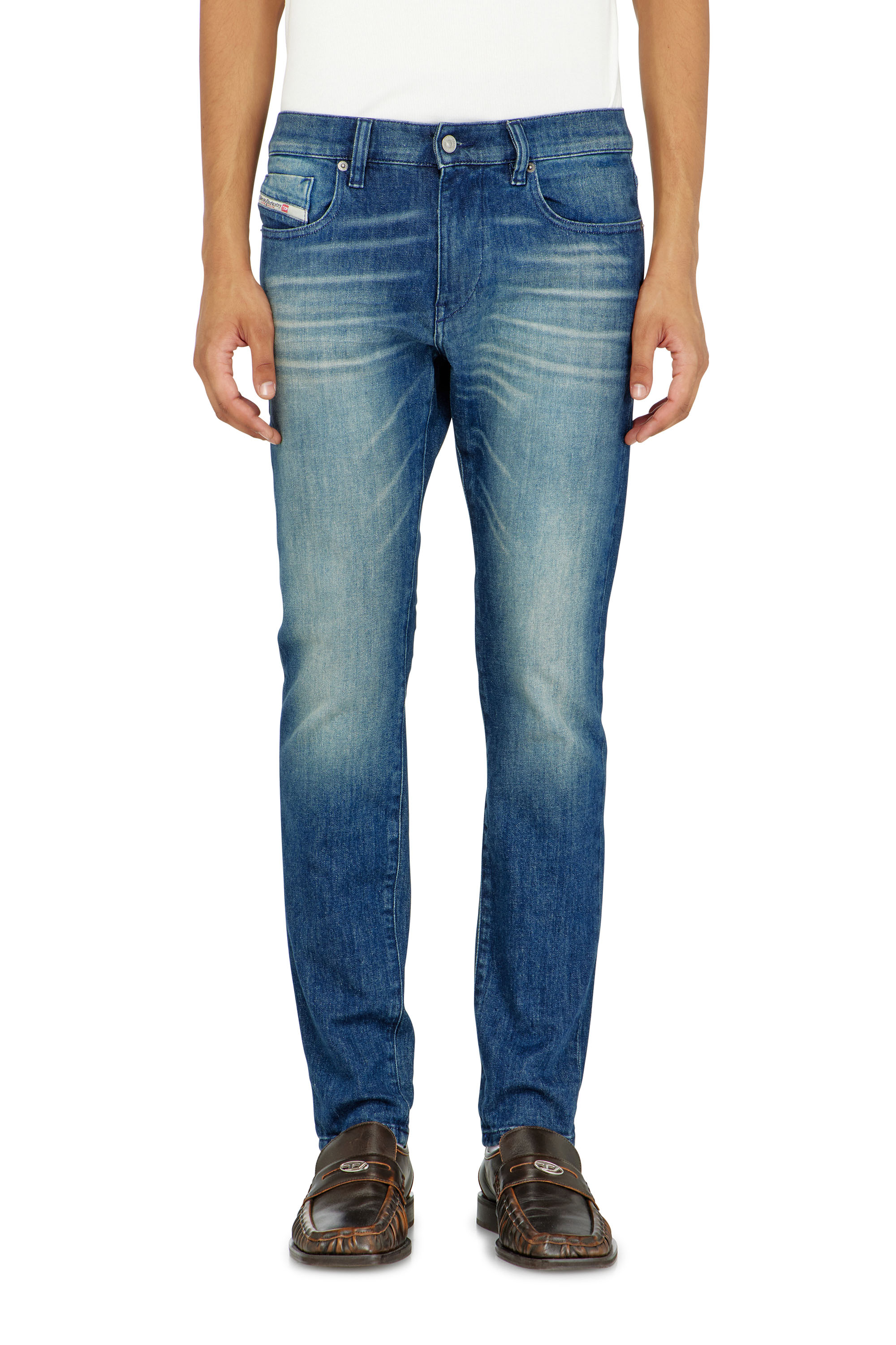 Diesel - Slim Jeans 2019 D-Strukt 0KBBR Hombre, Azul Oscuro - 4