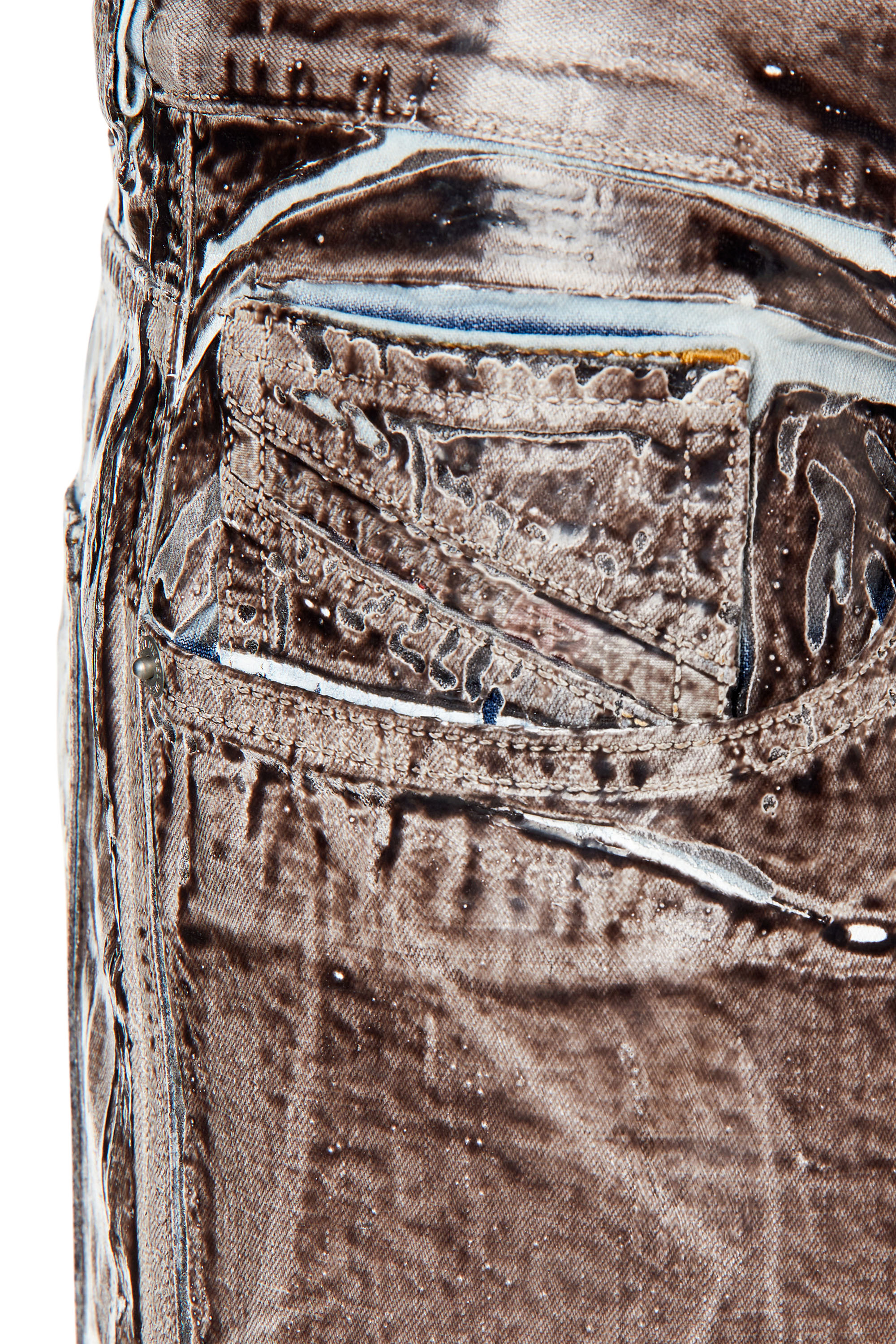 Diesel - 2010 D-Macs 068EI Straight Jeans, Marrón - Image 3