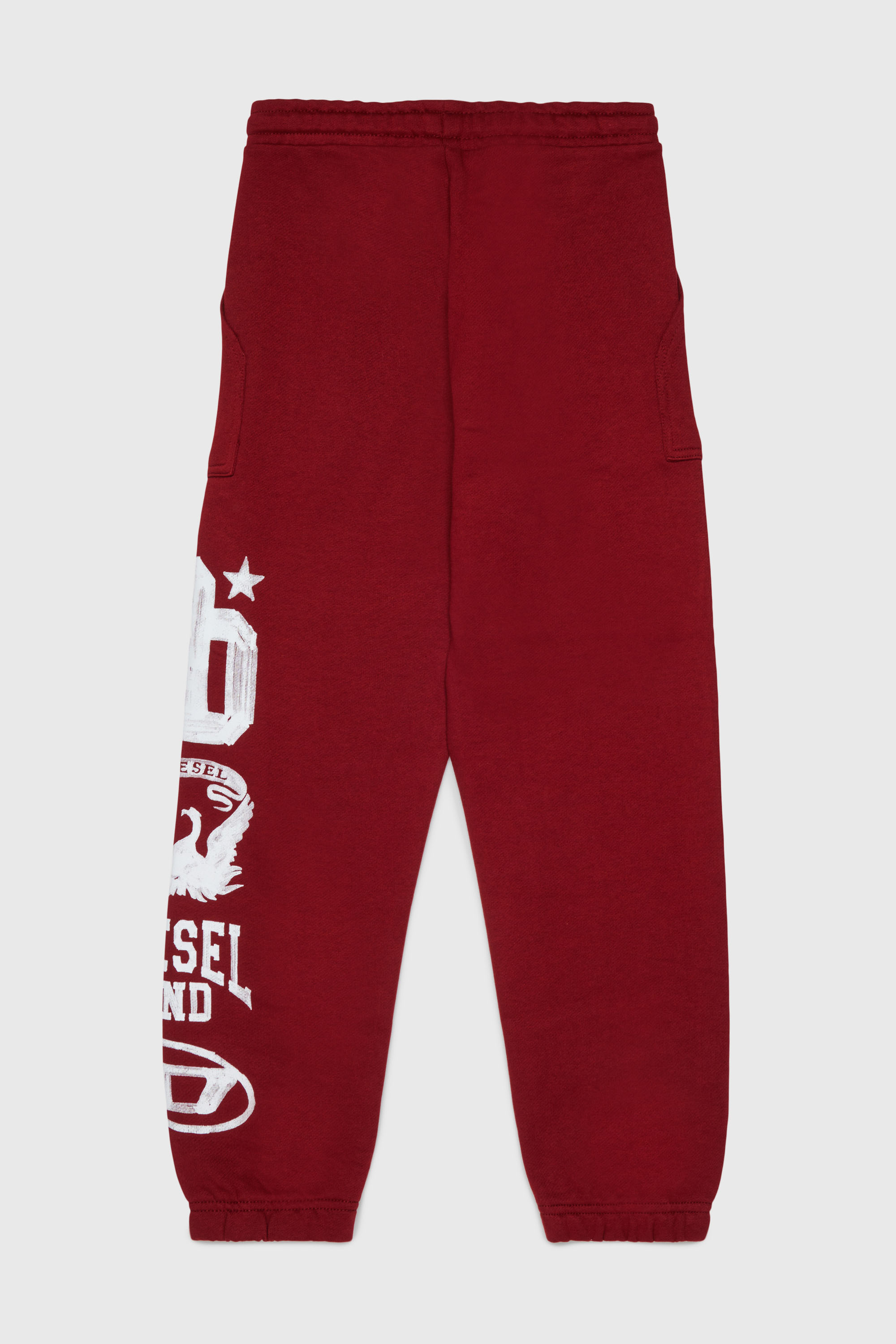 Diesel - PBUNDY, Pantal&oacute;n de ch&aacute;ndal con logos estilo universitario Hombre in Rojo - 2