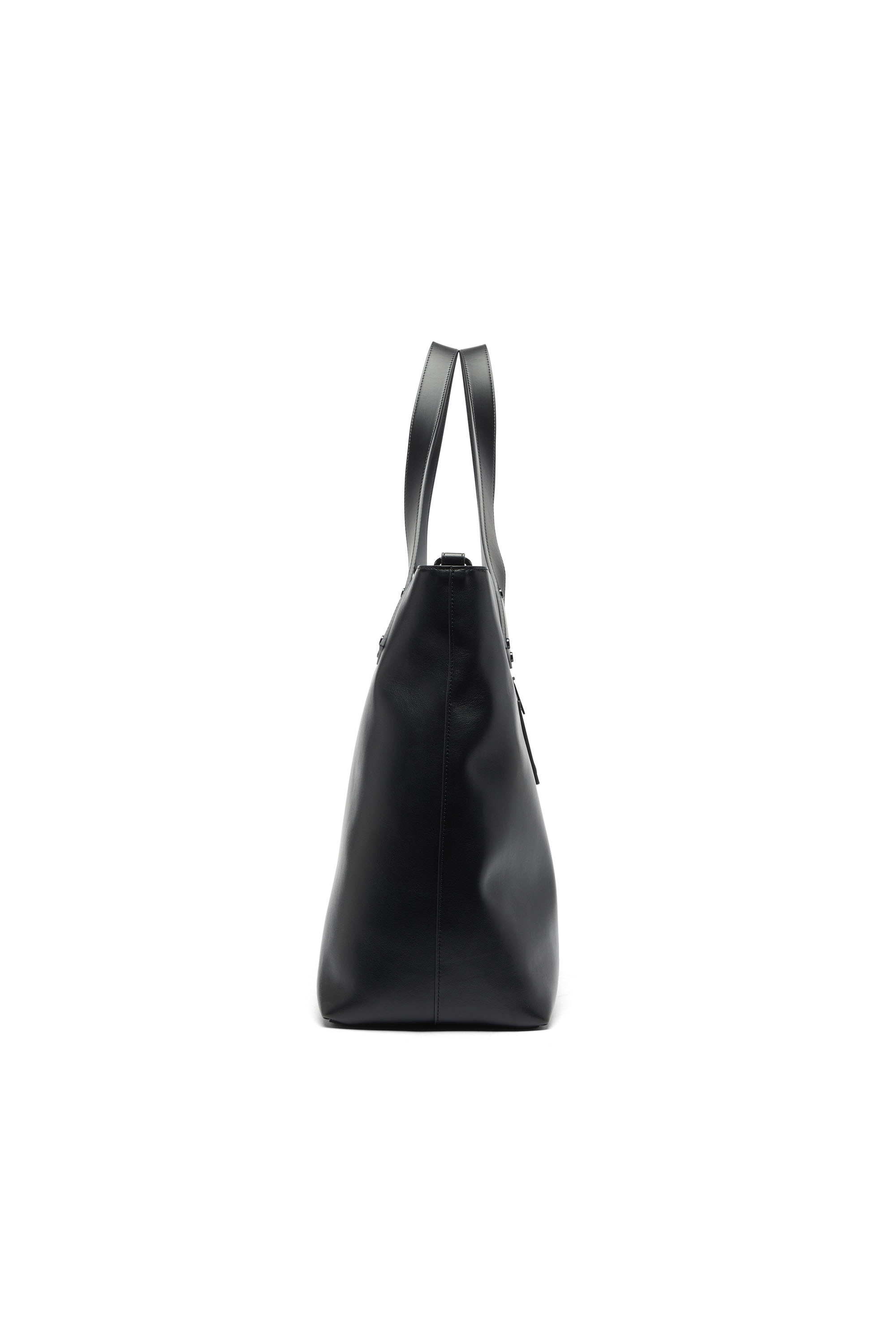Diesel - RIVET-D TOTE E\W, Rivet-D -  Bolso shopping con cremallera y bolsillo con solapa Hombre in Negro - 4