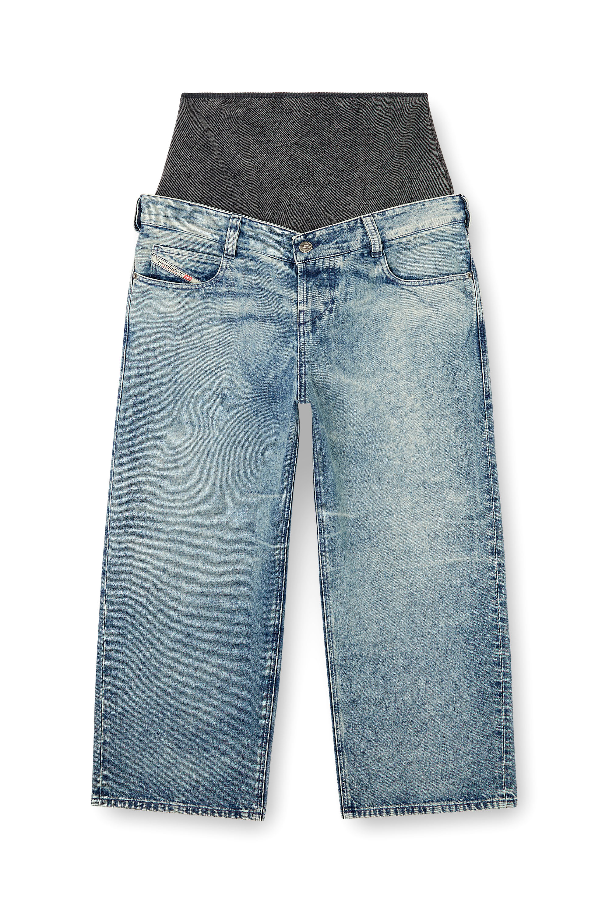 Diesel - Relaxed Jeans D-Eni 09N97 Hombre, Azul medio - 3