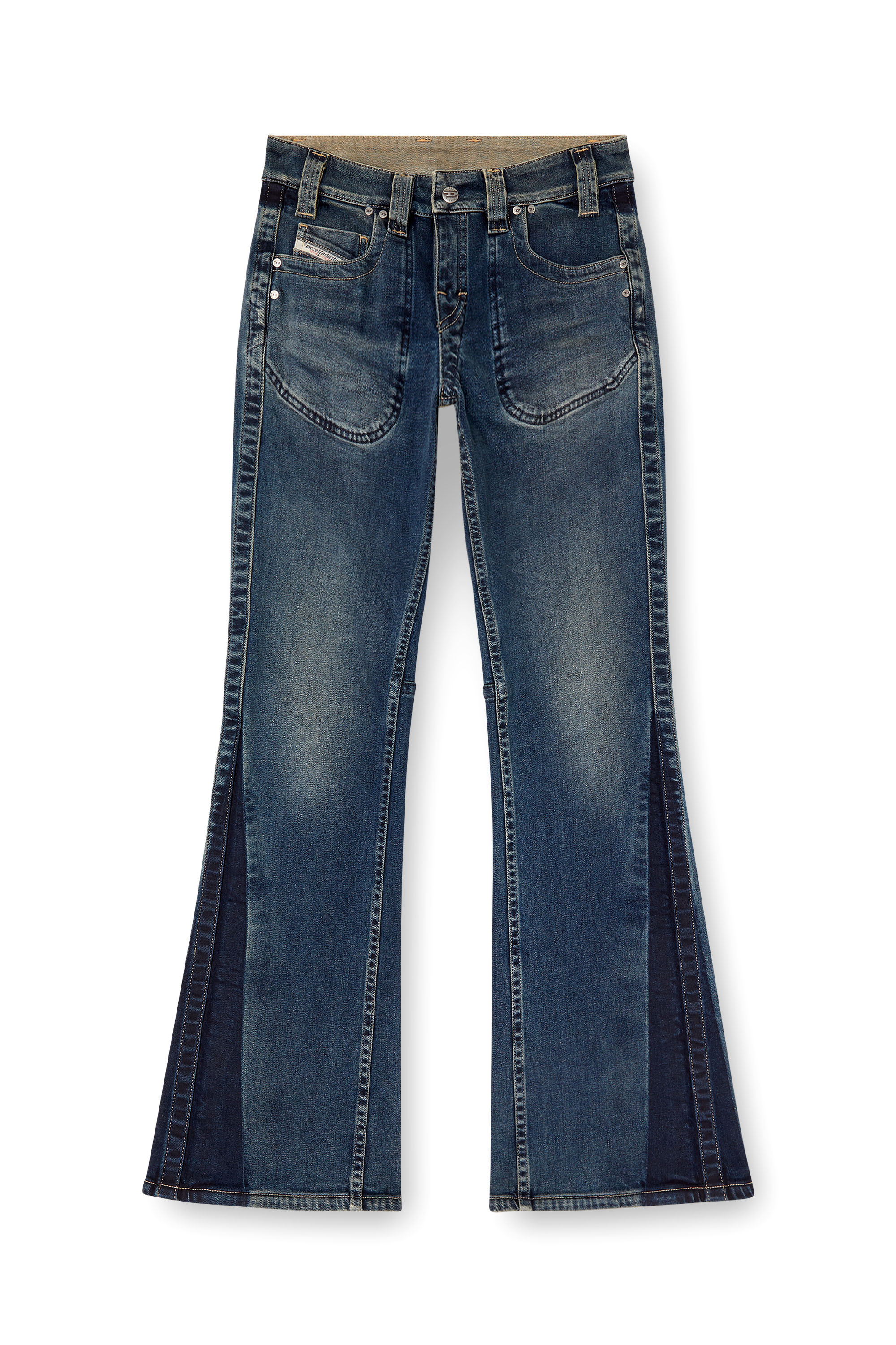 Diesel - Bootcut Jeans D-Resh 09J06 Mujer, Azul medio - 2