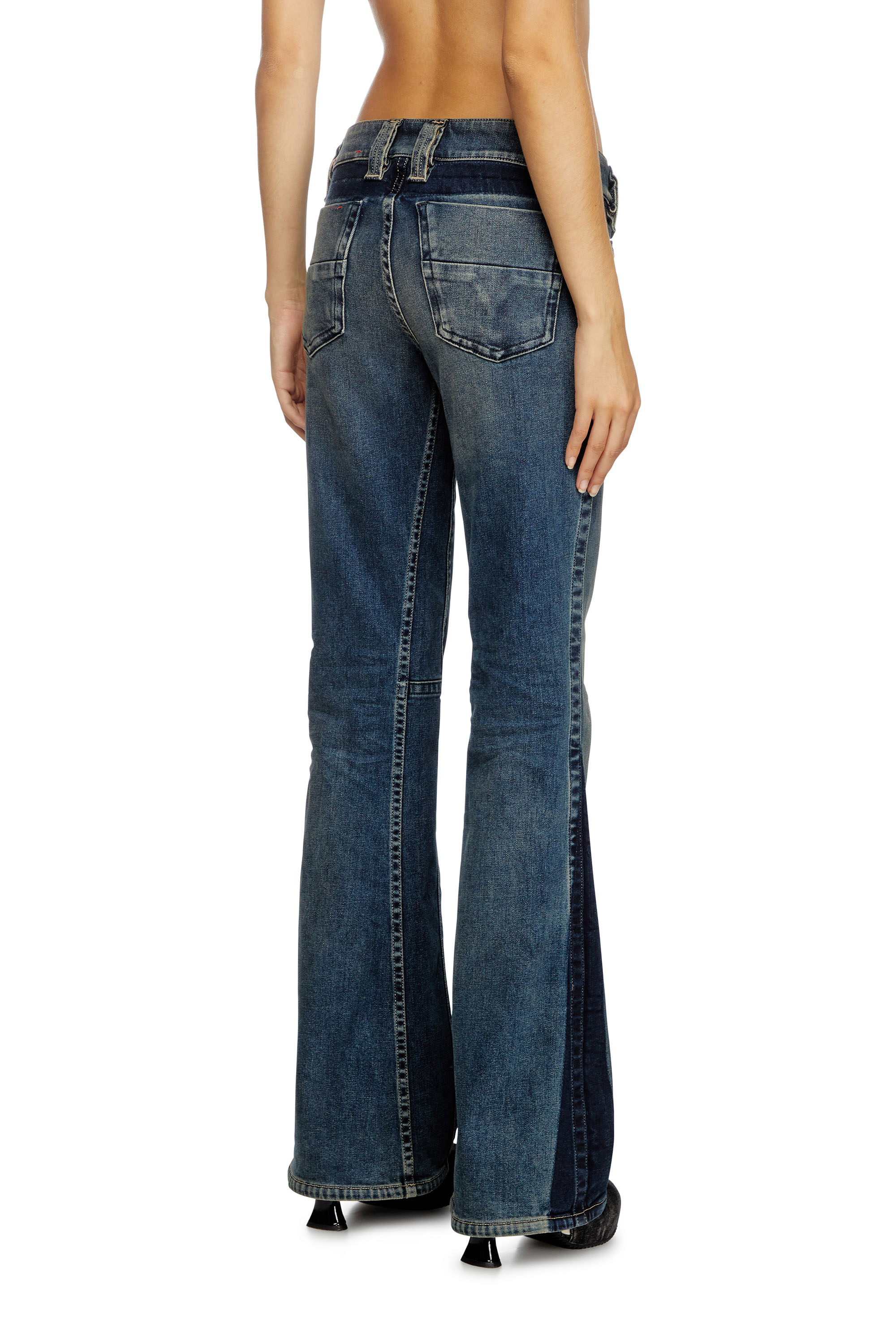 Diesel - Bootcut Jeans D-Resh 09J06 Mujer, Azul medio - 4