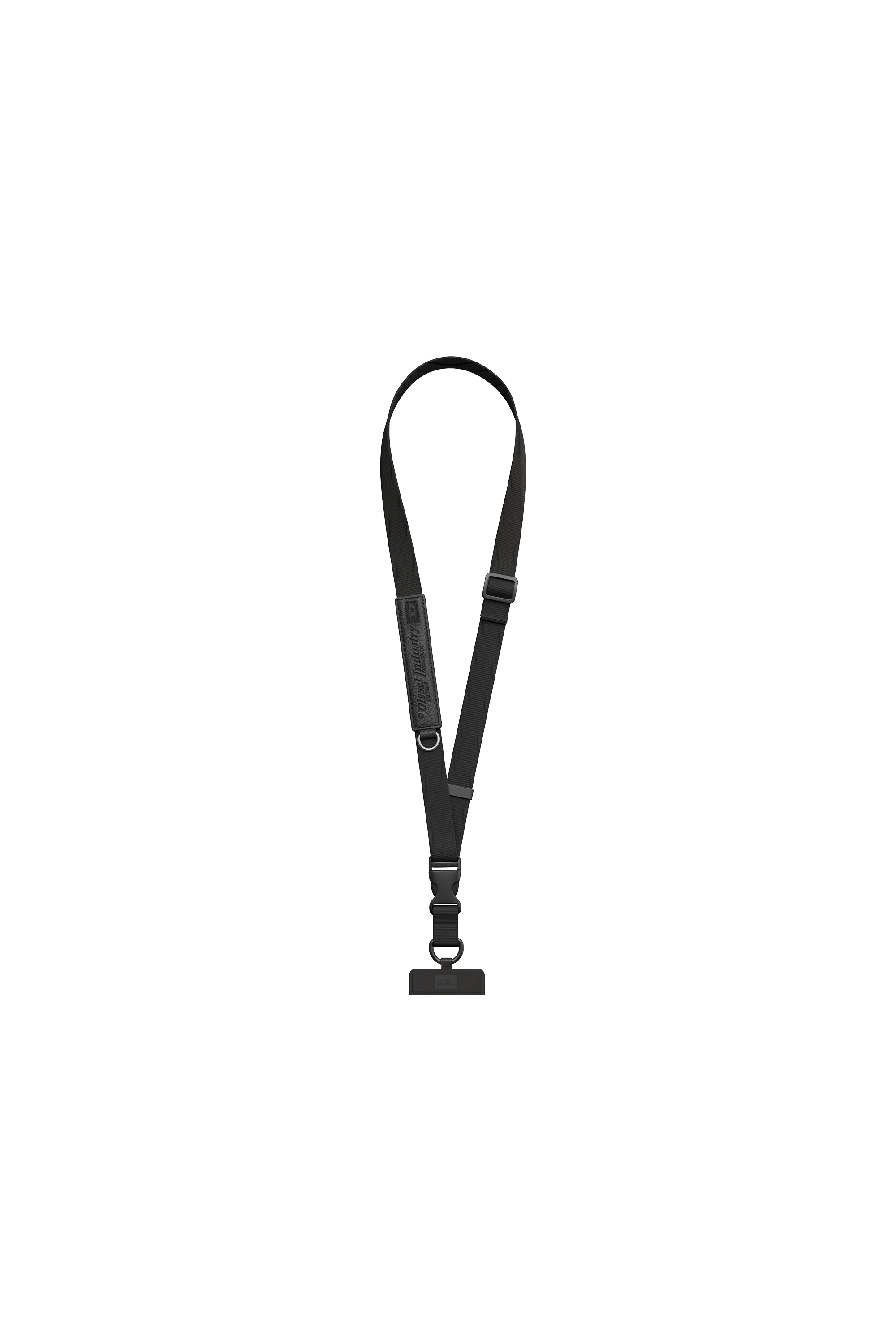 Diesel - 60658 UNIVERSAL STRAP, Correa tipo collar Flag D para tel&eacute;fono Unisex in Negro - 1