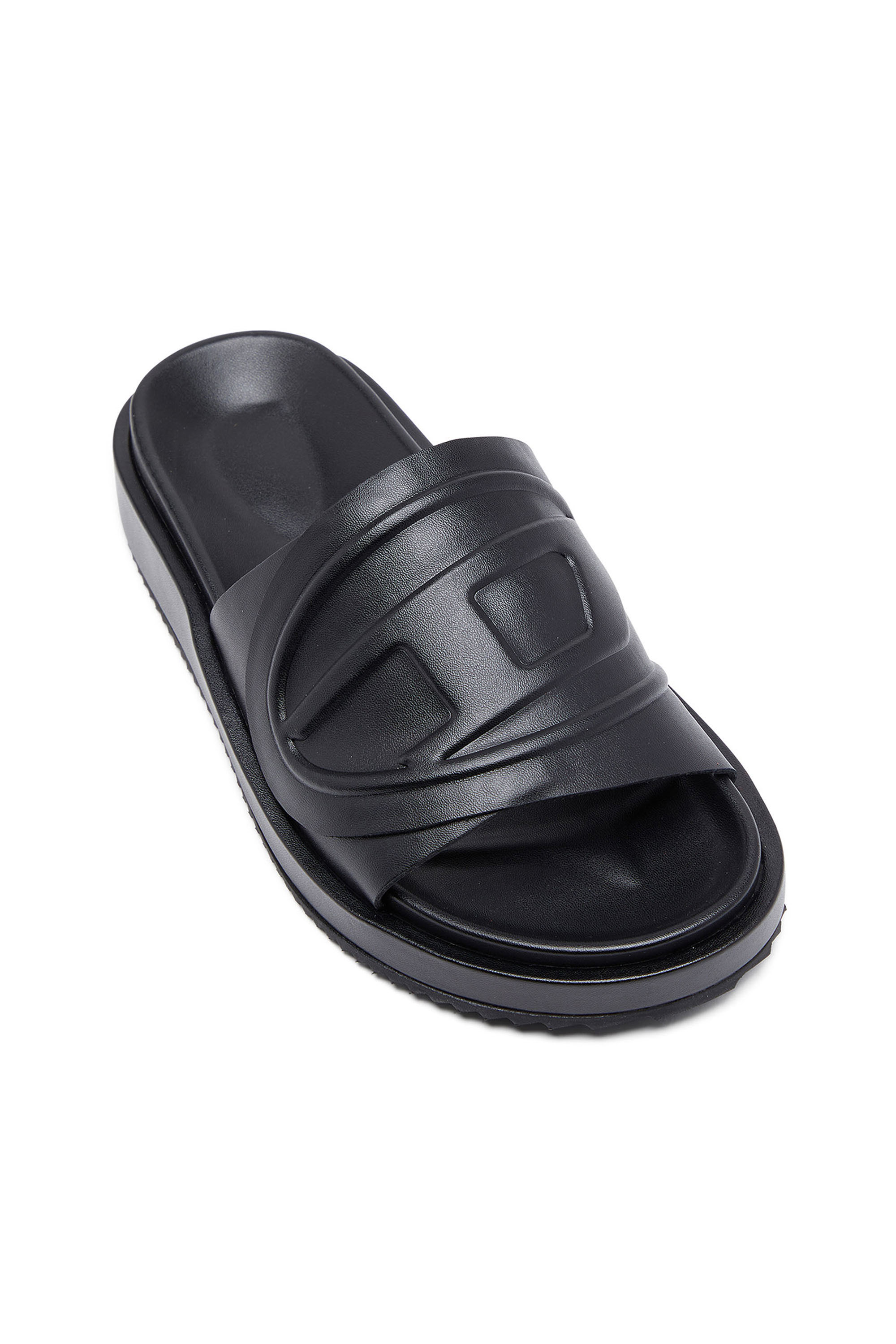 Diesel - SA-SLIDE D OVAL W, Sa-Slide D-Chanclas con correa Oval D Mujer in Negro - 6