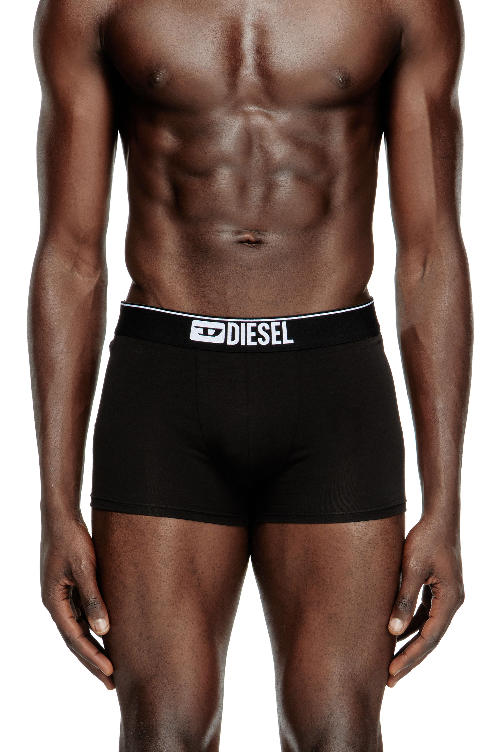 Diesel - UMBX-DAMIENFIVEPACK, Paquete de cinco bóxers ajustados lisos Hombre in Negro - 3