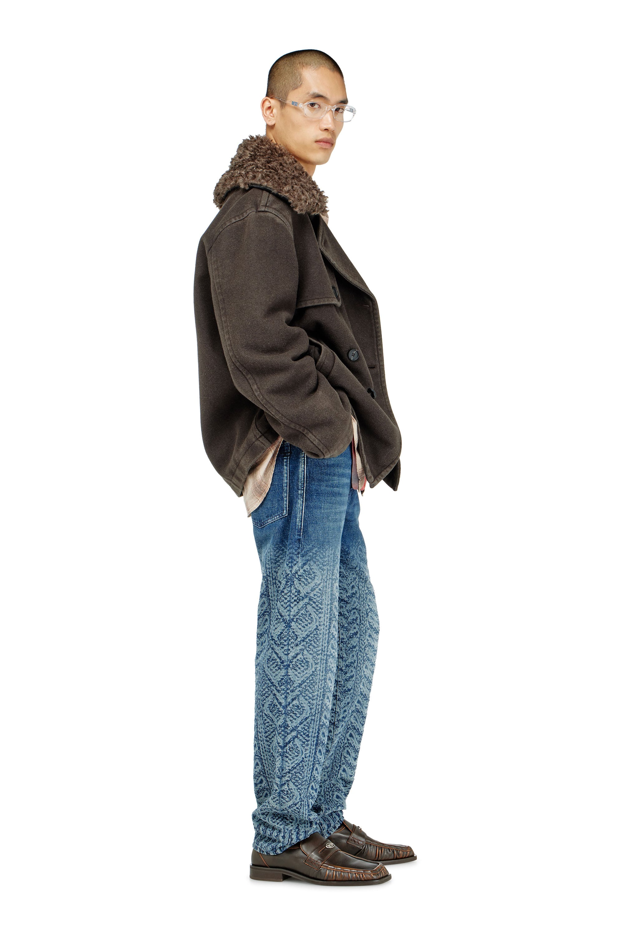 Diesel - Regular Jeans 2024 D-Macs 007EV Hombre, Azul Oscuro - 3
