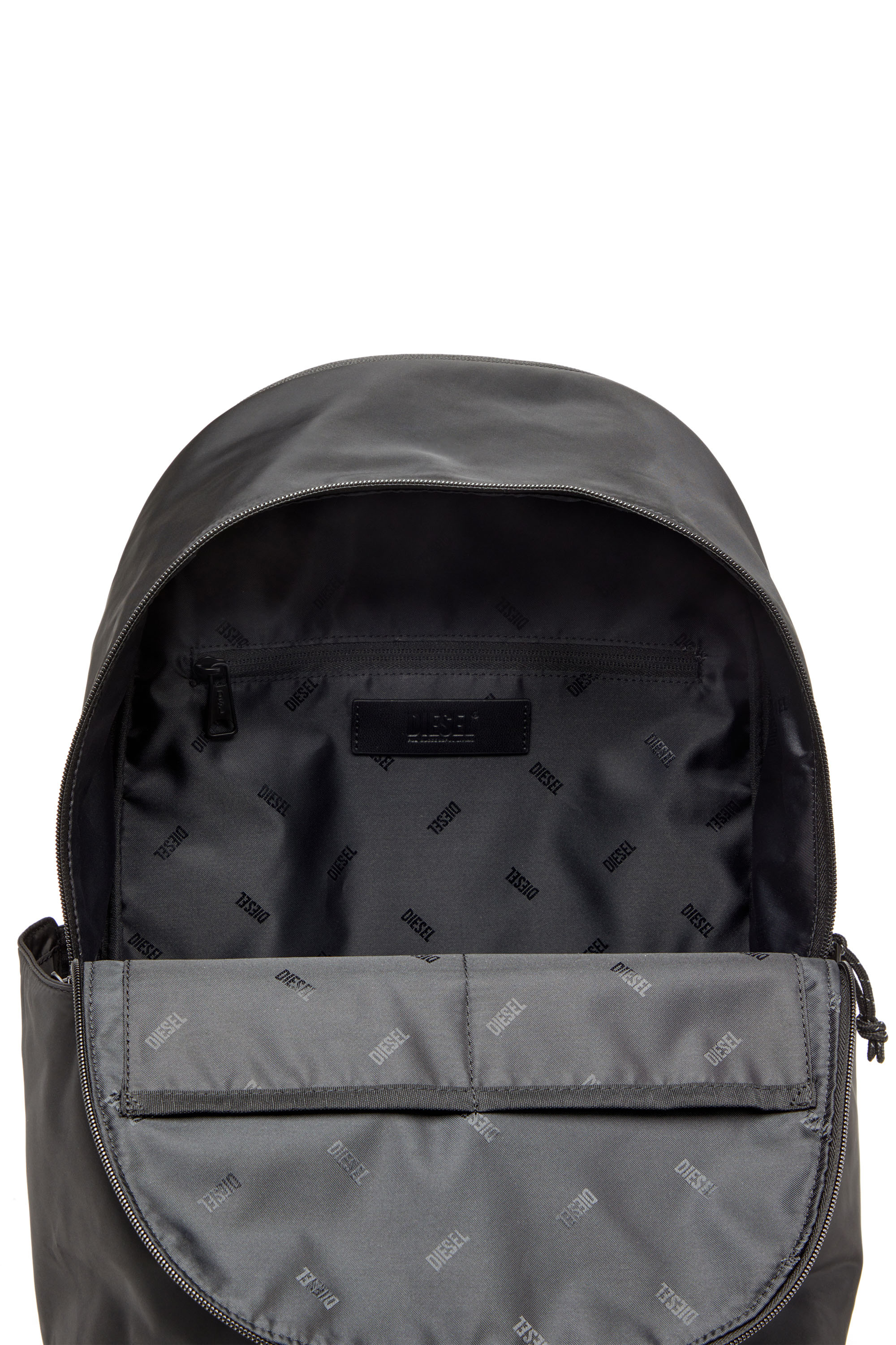 Diesel - D-PACK BACKPACK X, D-Pack-Mochila de tejido con un toque de satén Hombre in Negro - 3