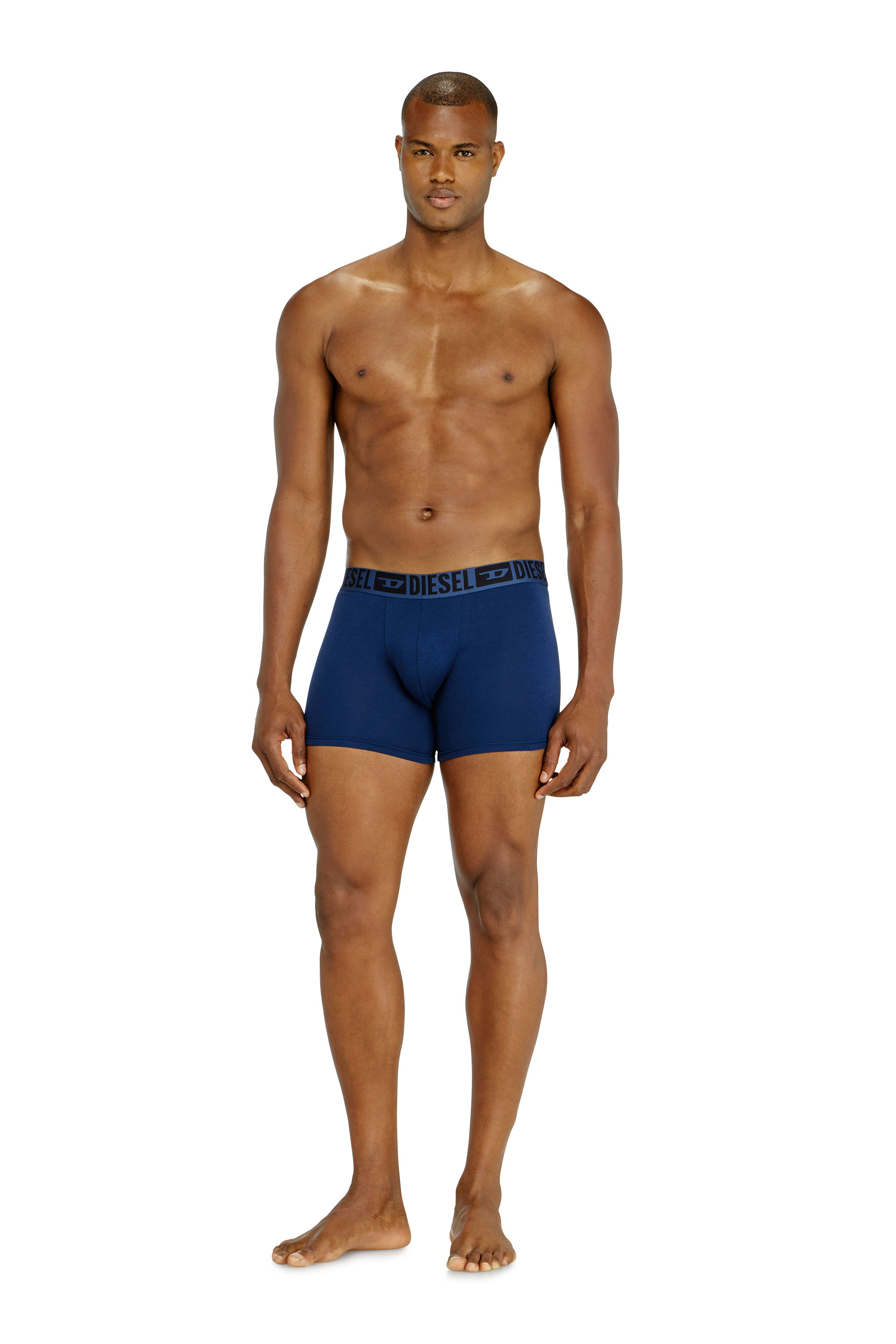 Diesel - SEBASTIAN-D-CORE-3PACK, Paquete de tres b&oacute;xers largos de algod&oacute;n stretch Hombre in Multicolor - 3