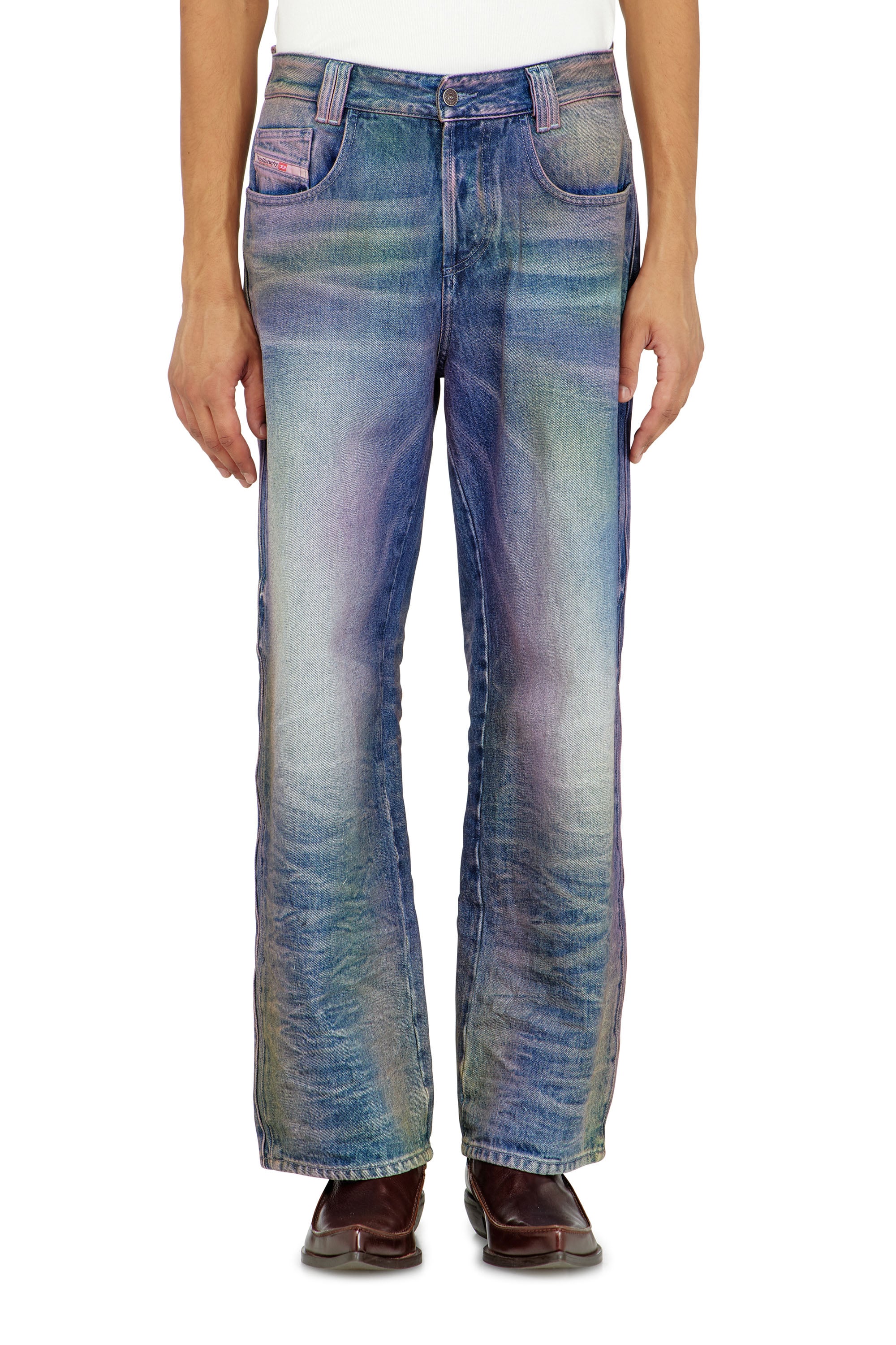 Diesel - Relaxed Jeans 1982 D-Hakou 007FW Unisex, Azul medio - 4