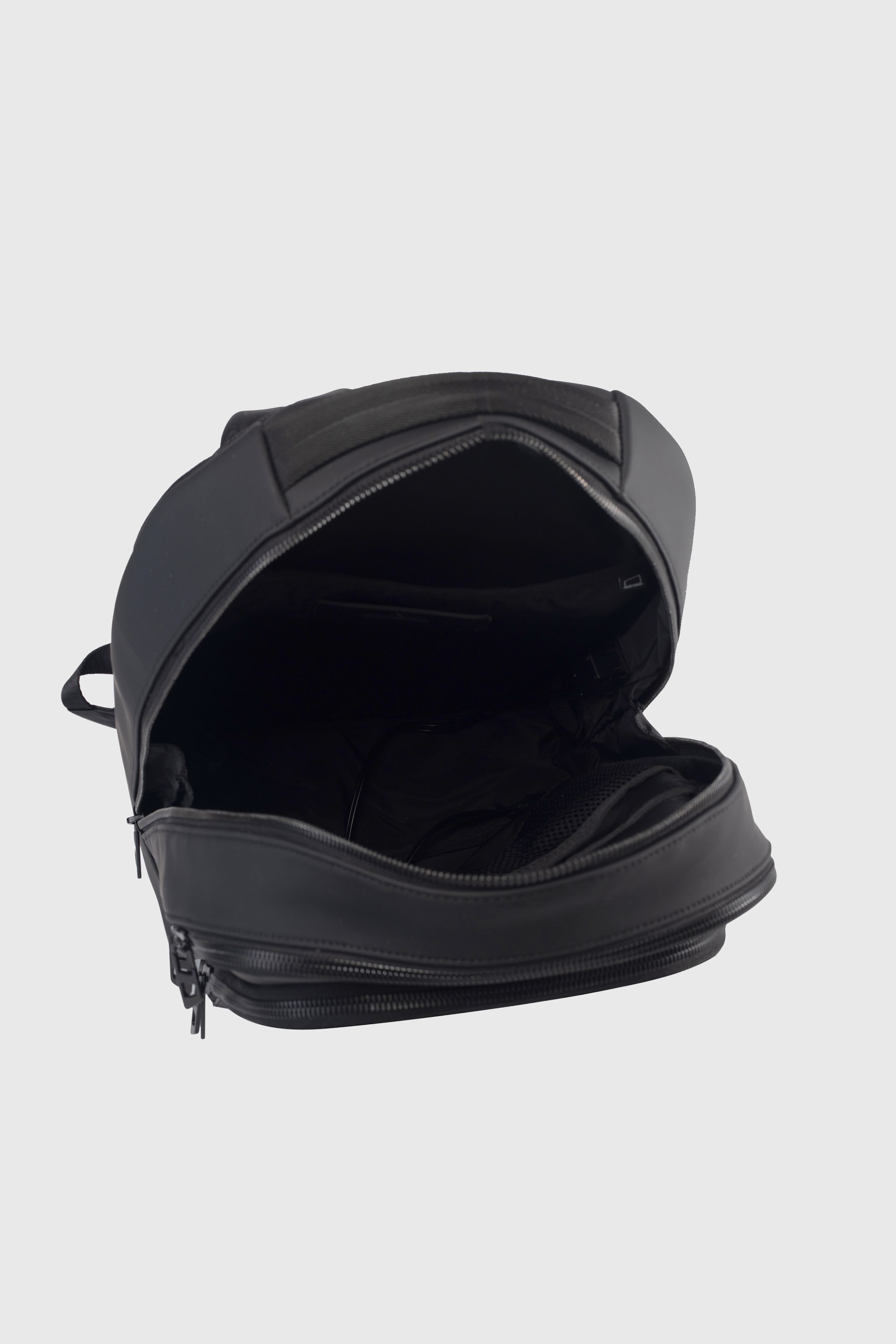 Diesel - DIESEL ALUMINUM BACKPACK DSB003, Mochila empresarial funcional Unisex in Negro - 3