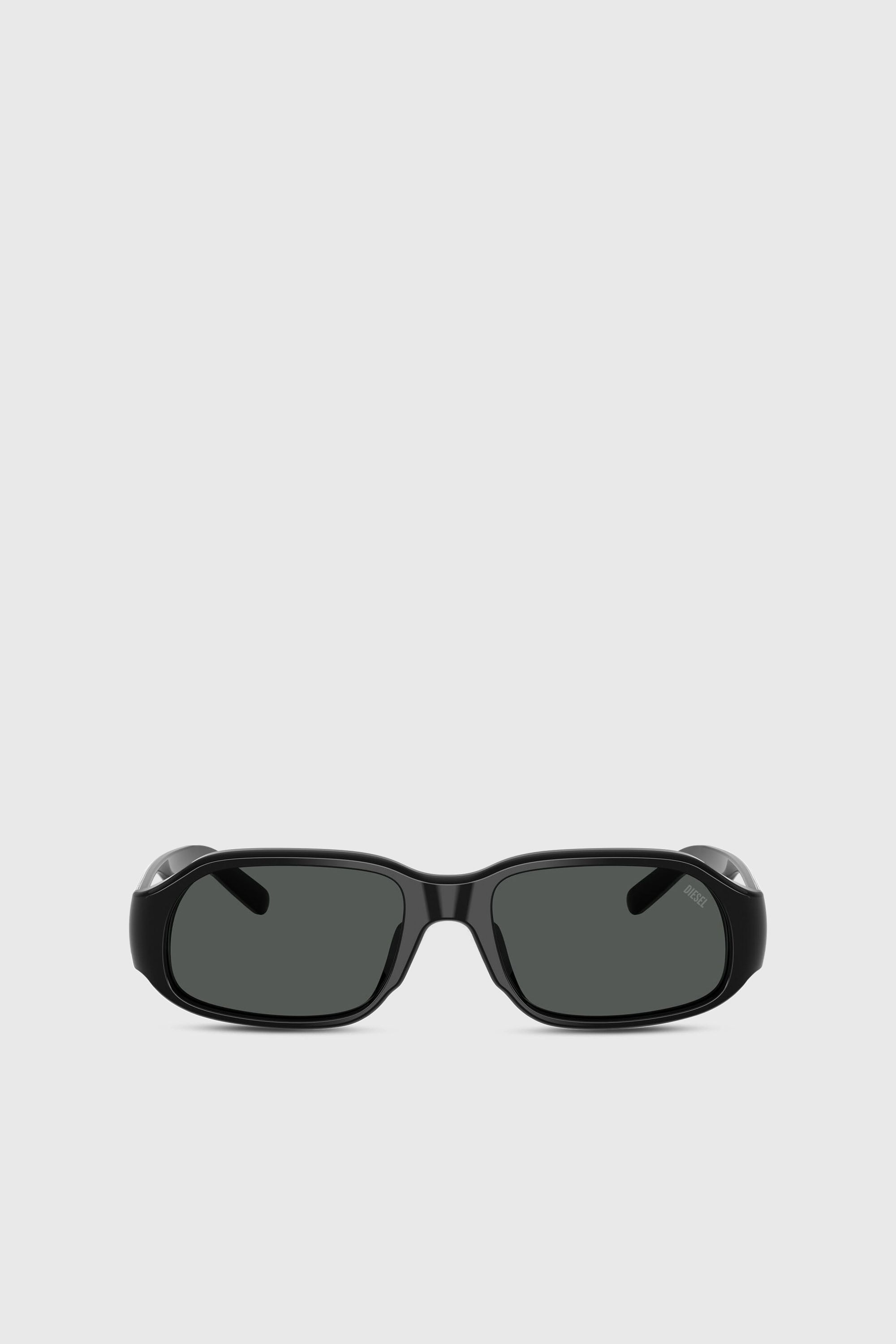 Diesel - 0DL2009U, Gafas de sol rectangulares Unisex in Negro - 1