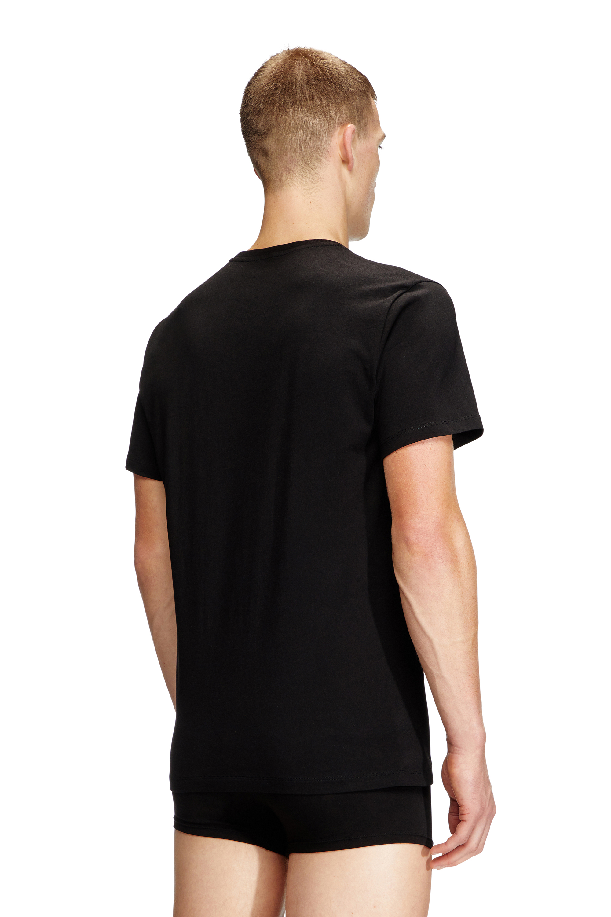 Diesel - RANDAL-D-BOX-3PACK, Paquete de tres camisetas Hombre in Negro - 4