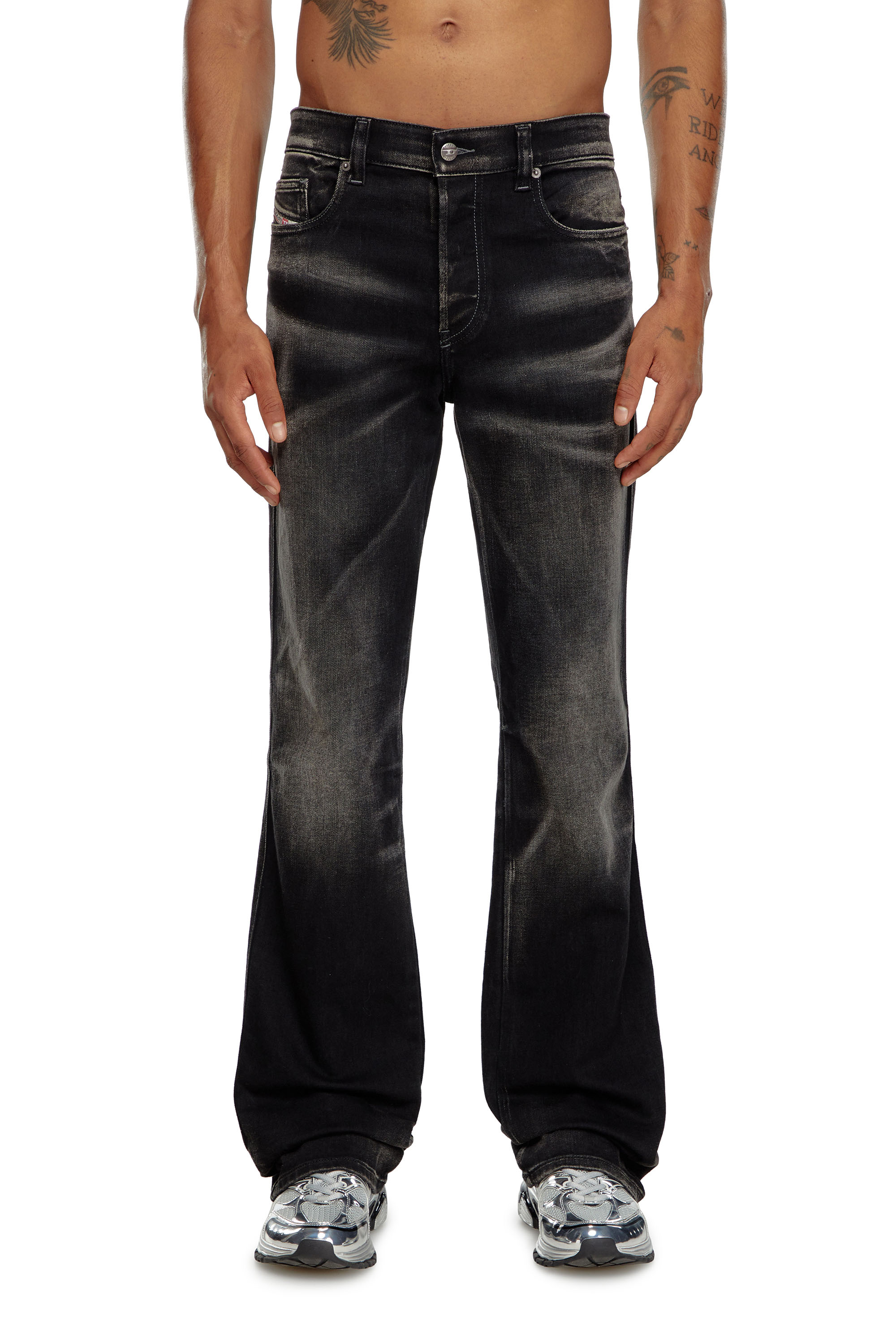 Diesel - Man's Bootcut Jeans 1998 D-Buck 09J53, Black/Dark grey - 1