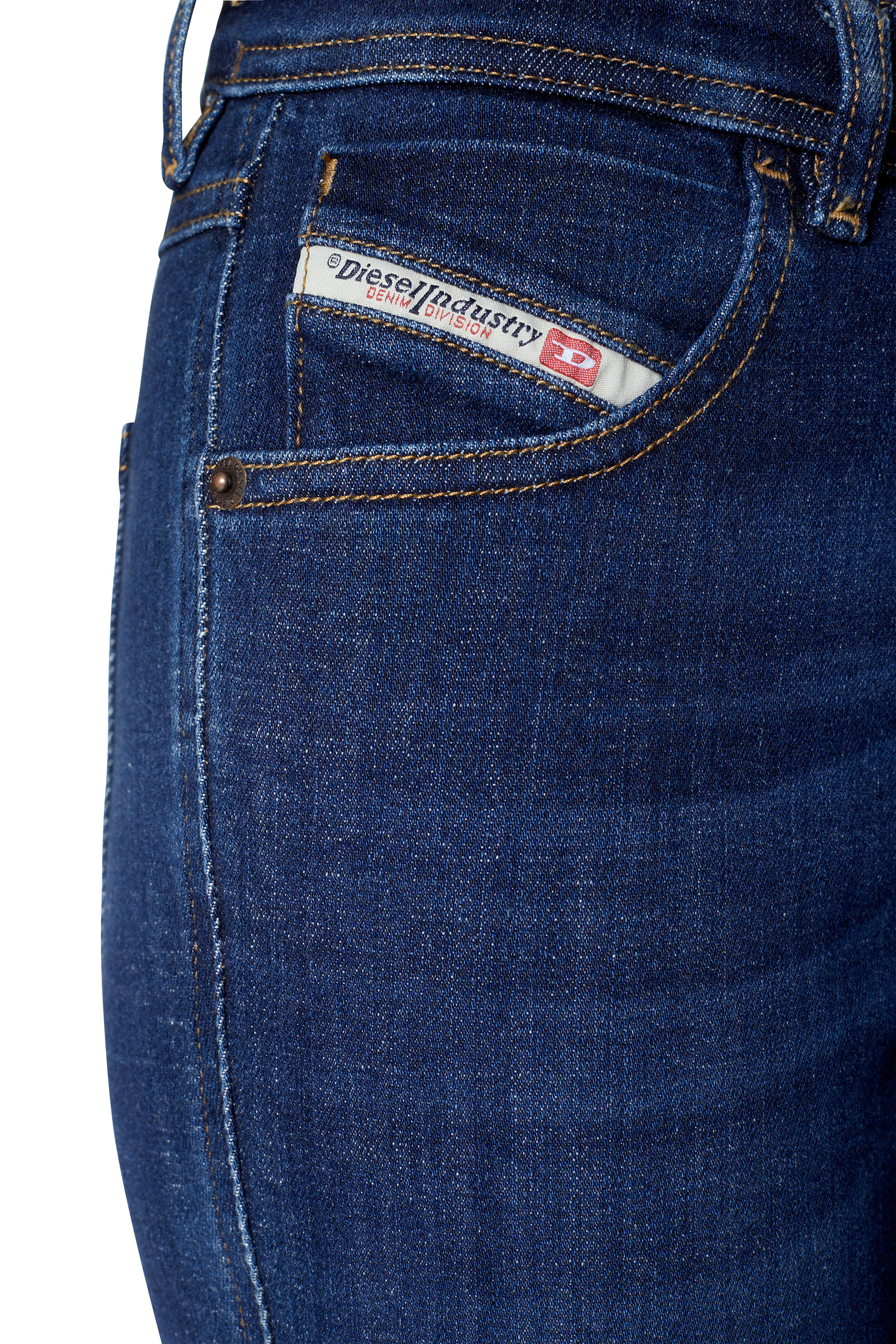 Diesel - Skinny Jeans 2015 Babhila 09C58, Azul Oscuro - Image 3