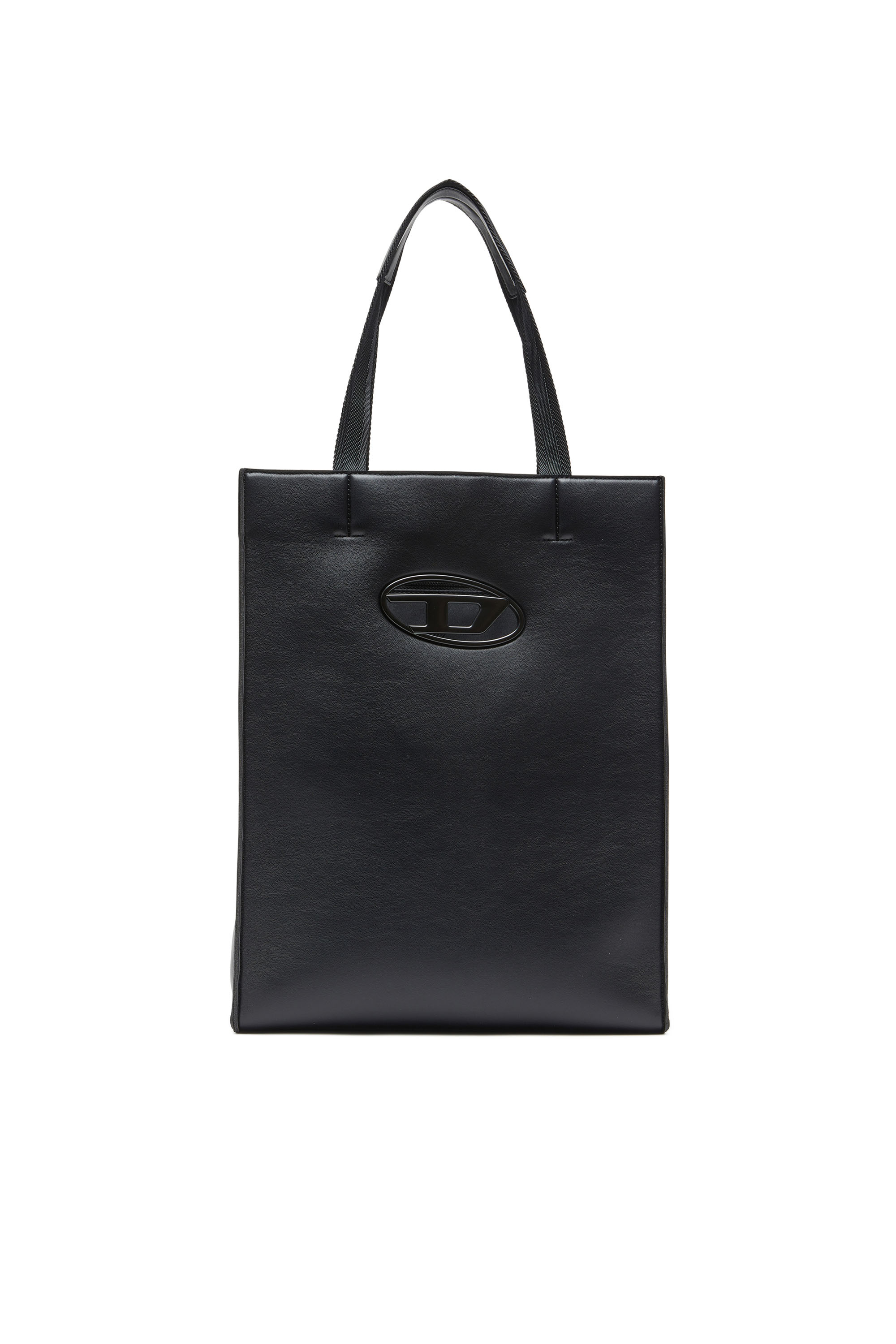 Diesel - HOLI-D SHOPPER NS, Holi-D-Bolso tote de tejido técnico regenerado Unisex in Negro - 1