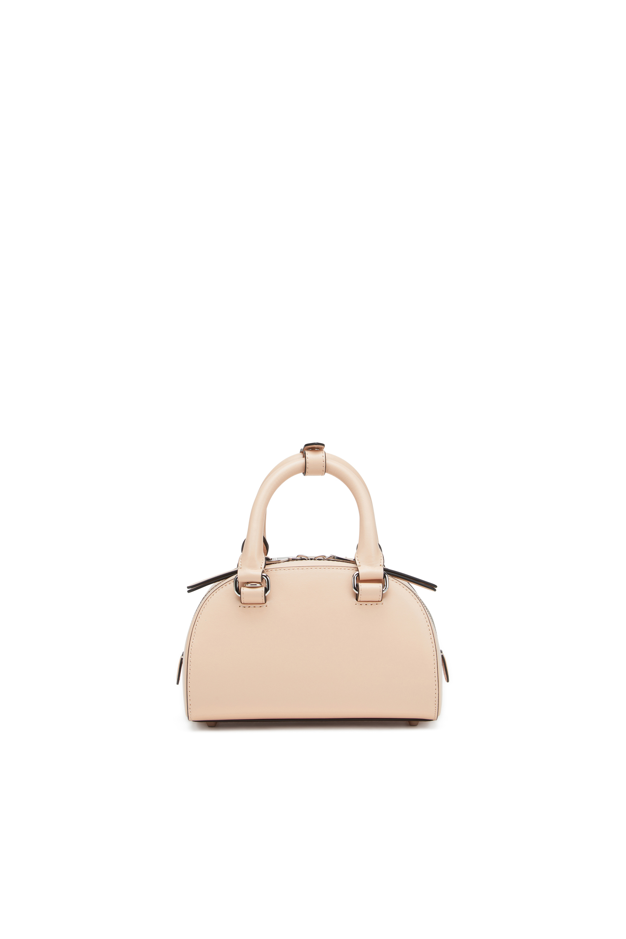 Diesel - 1DR DOME CROSSBODY, Mini bolso de cuero tipo bowling Mujer in Rosa - 2