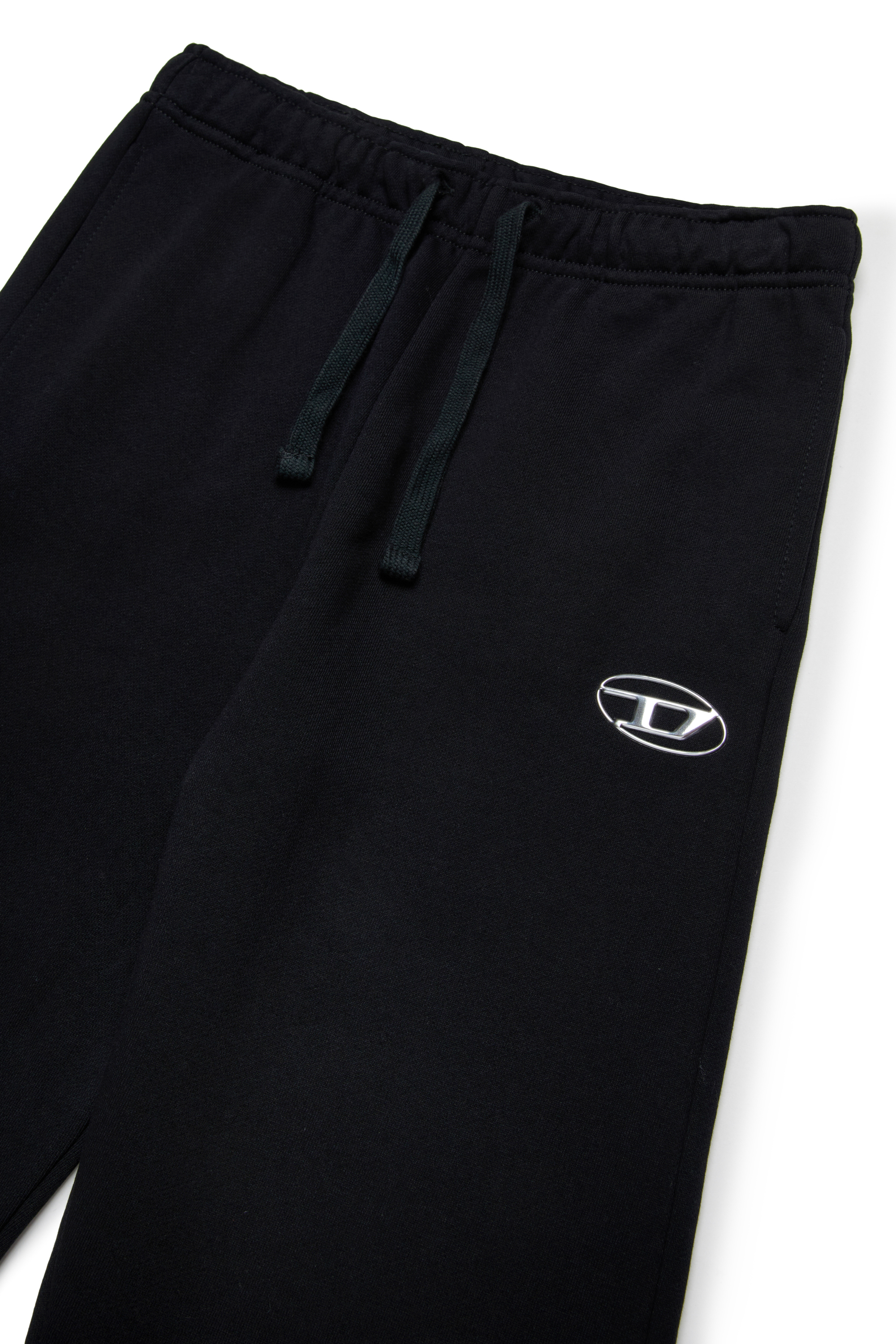 Diesel - PMACIS, Pantalones deportivos con logotipo Oval D de aspecto metálico Hombre in Negro - 3