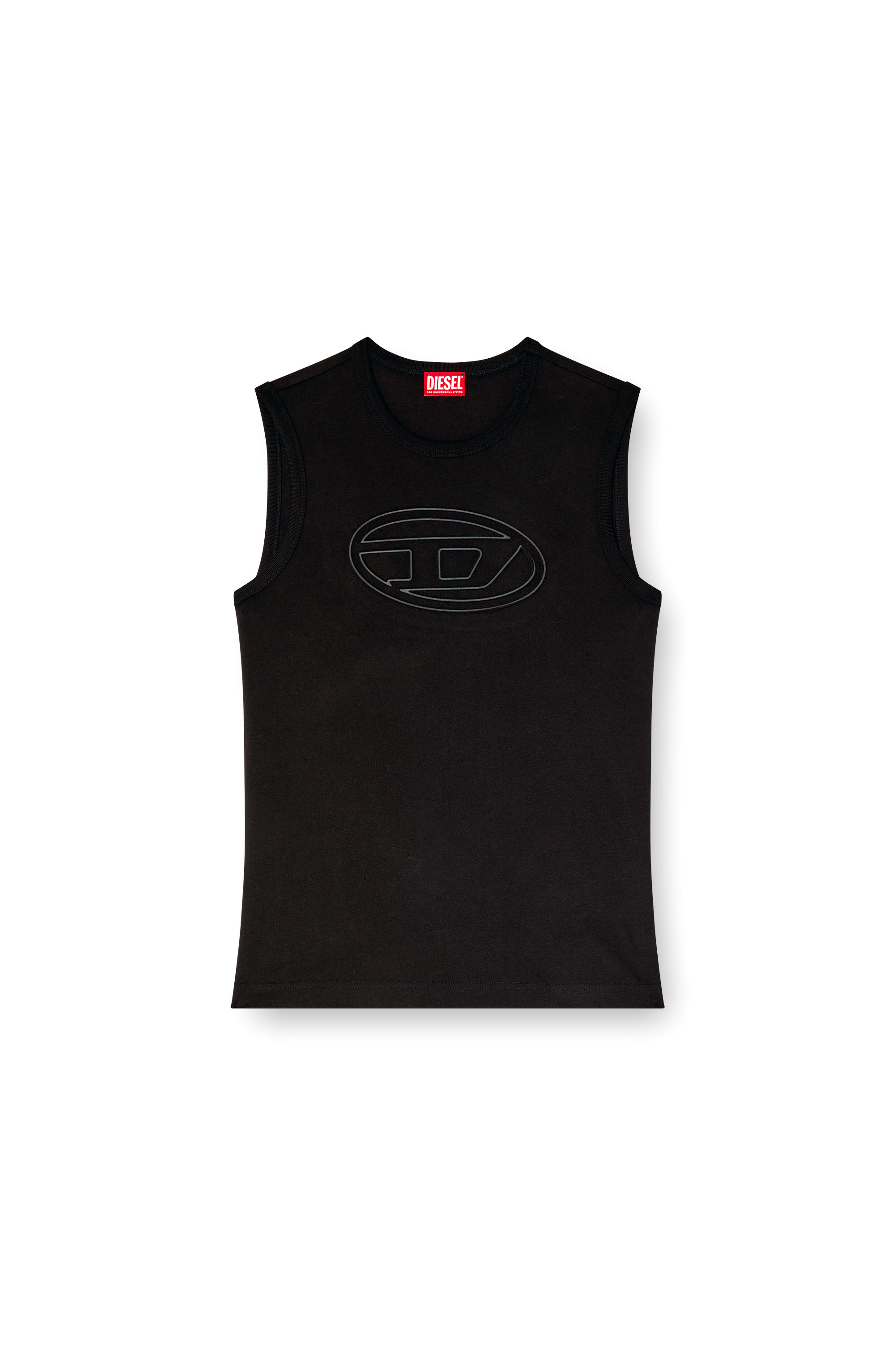 Diesel - T-BISCO-BIGOVAL, Top sin mangas Hombre in Negro - 3